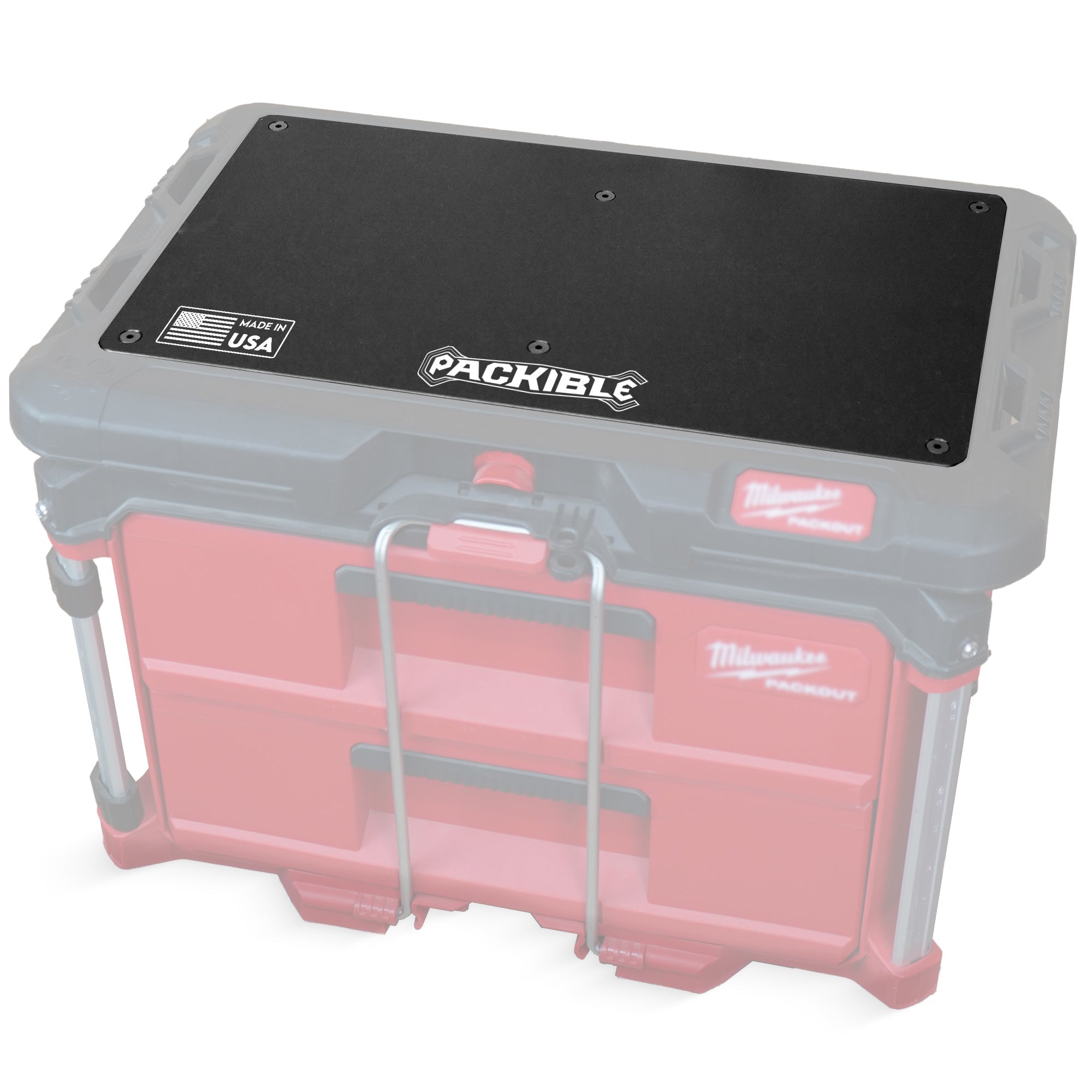 Plastic (HDPE) Retrofit Kit 2.0 Compatible W/ (Milwaukee PACKOUT® Customizable Work Top 48-22-8488)