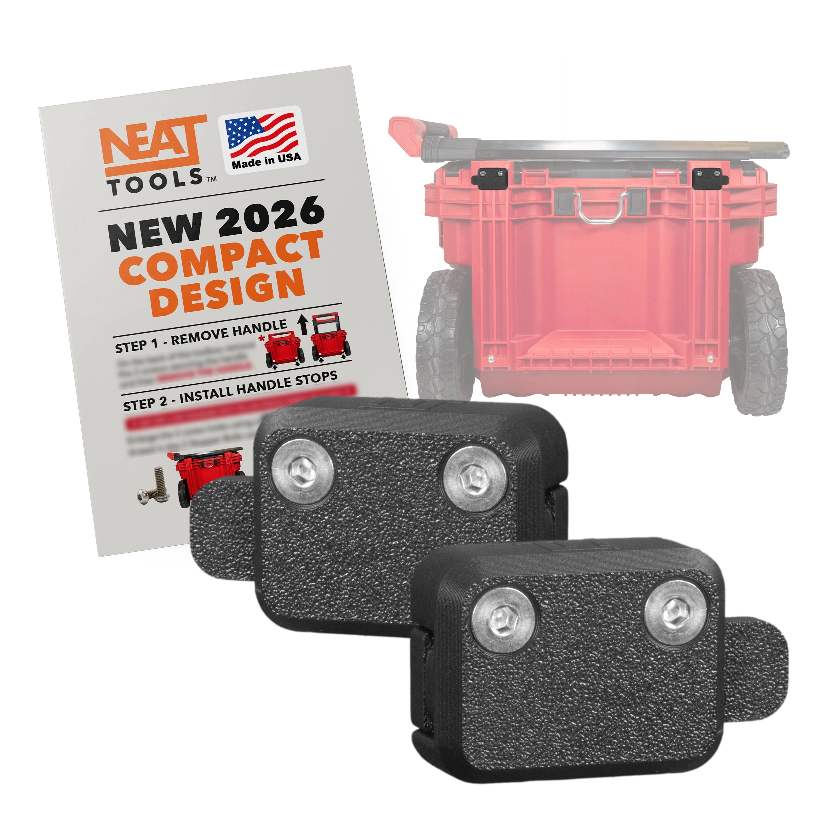 Compact Handle Release Pin Kit for Milwaukee PACKOUT Rolling Toolbox