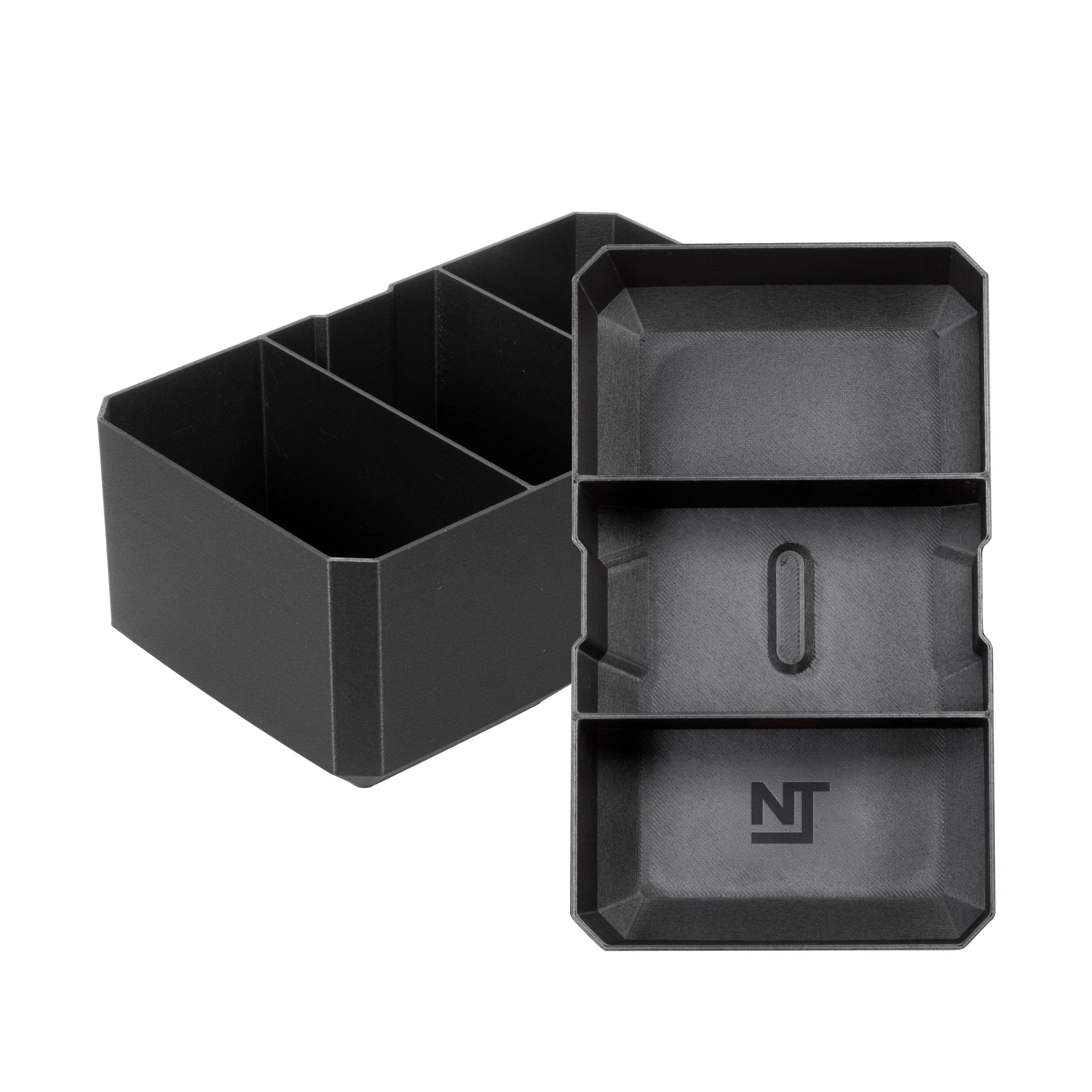 Divider Bin Large for Milwaukee PACKOUT 3-Drawer - 3-Slot configuration, alternate view by Neat Tools
