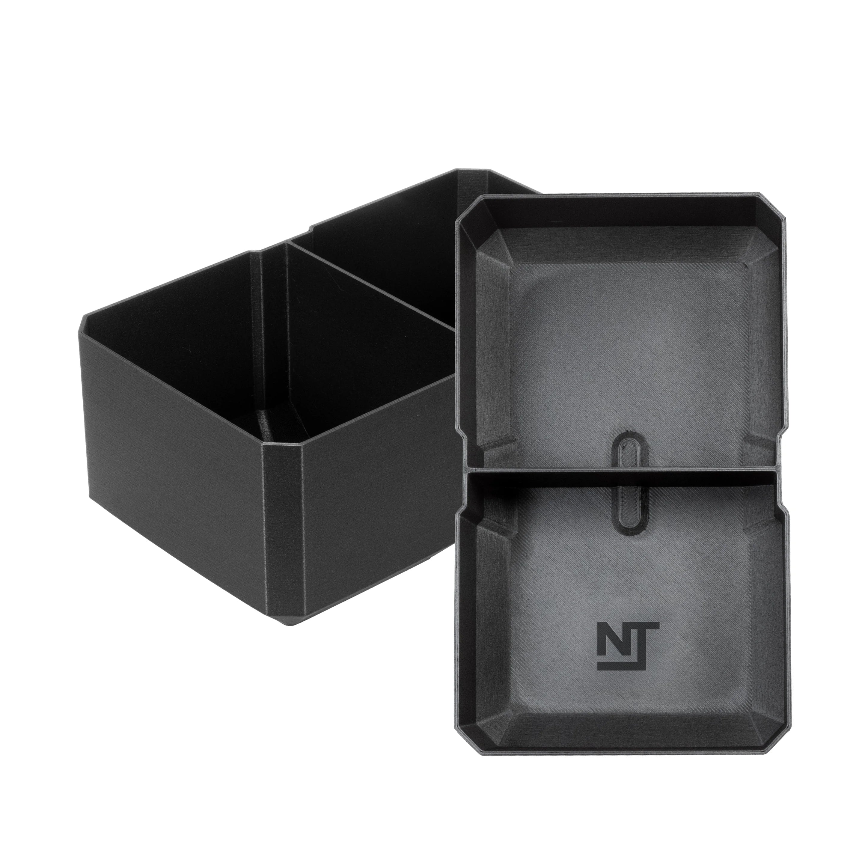 Divider Bin Large for Milwaukee PACKOUT 3-Drawer - 2-Slot configuration, alternate view by Neat Tools
