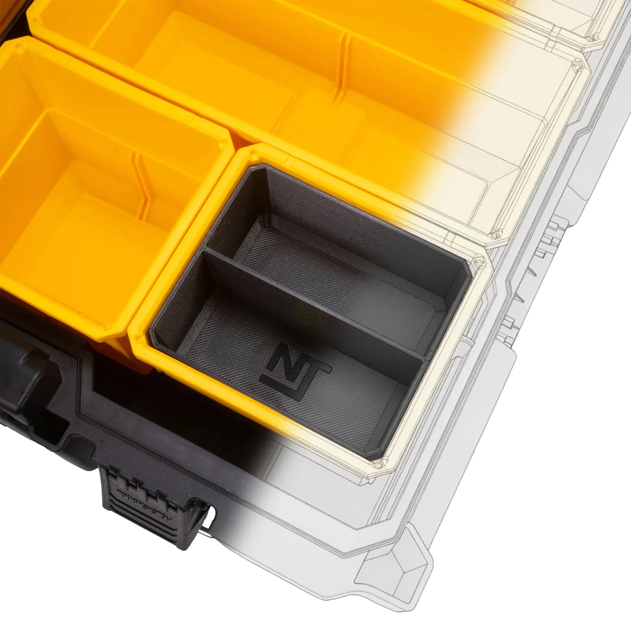 Digital file STL for Stacking Divider Bins Small DeWalt TOUGHSYSTEM 2.0