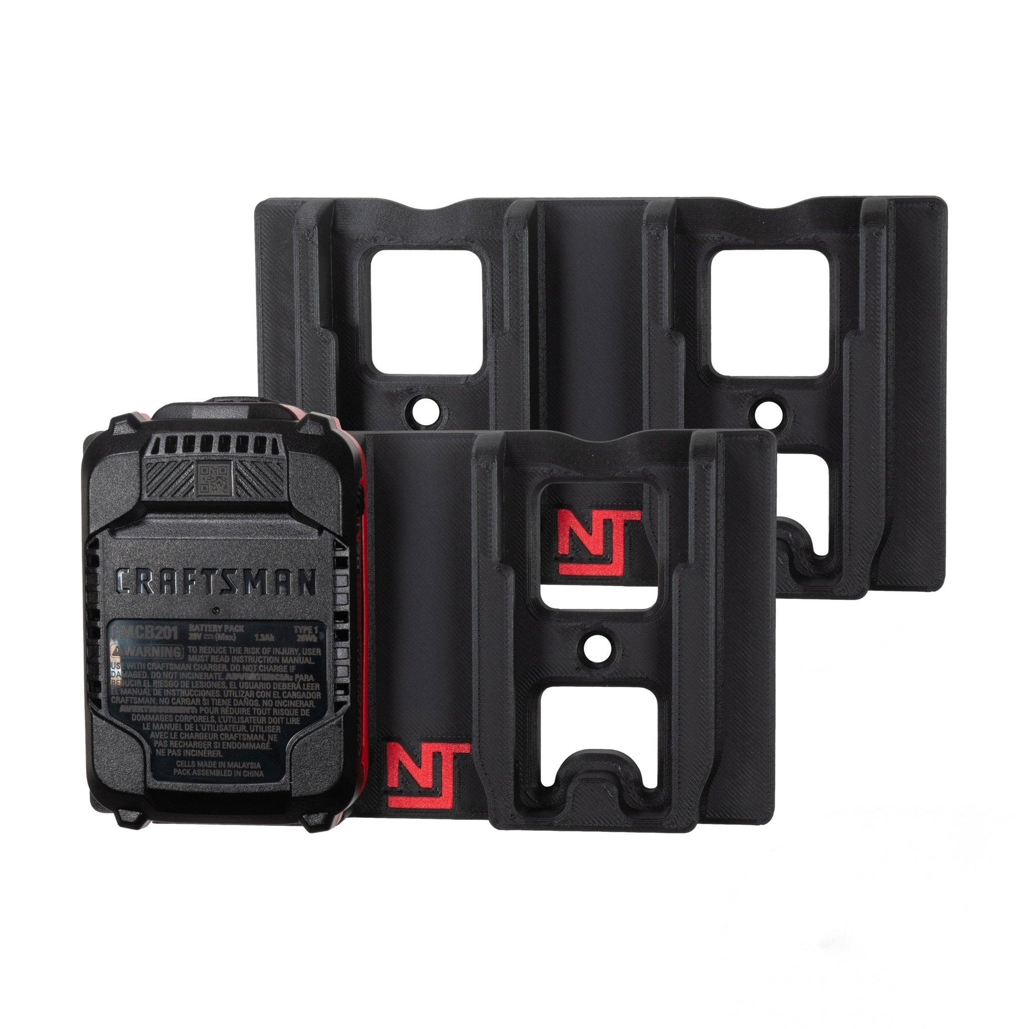 Battery Mounts for Craftsman 20V Tools Dual (2 - Pack) - Neat Tools