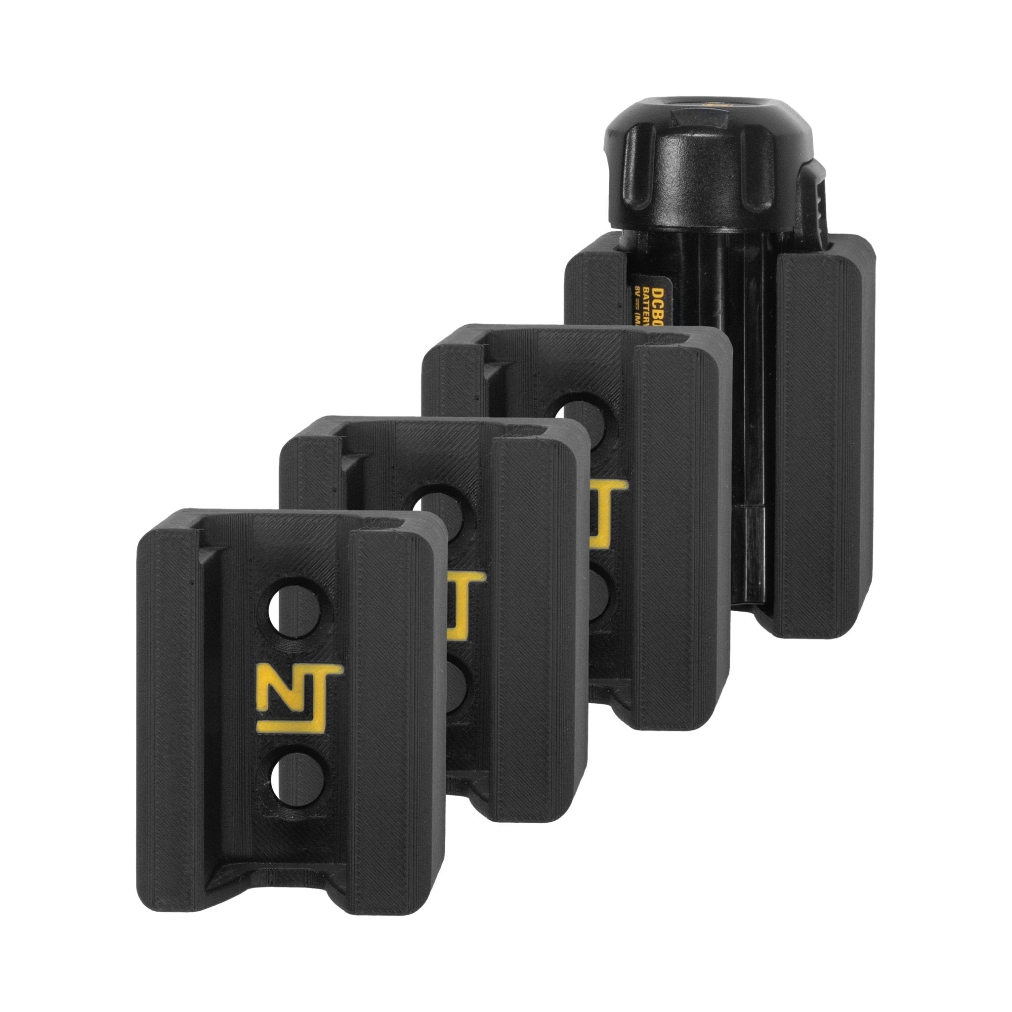 Battery Mounts for Dewalt 8V Tools (4 - Pack) - Neat Tools
