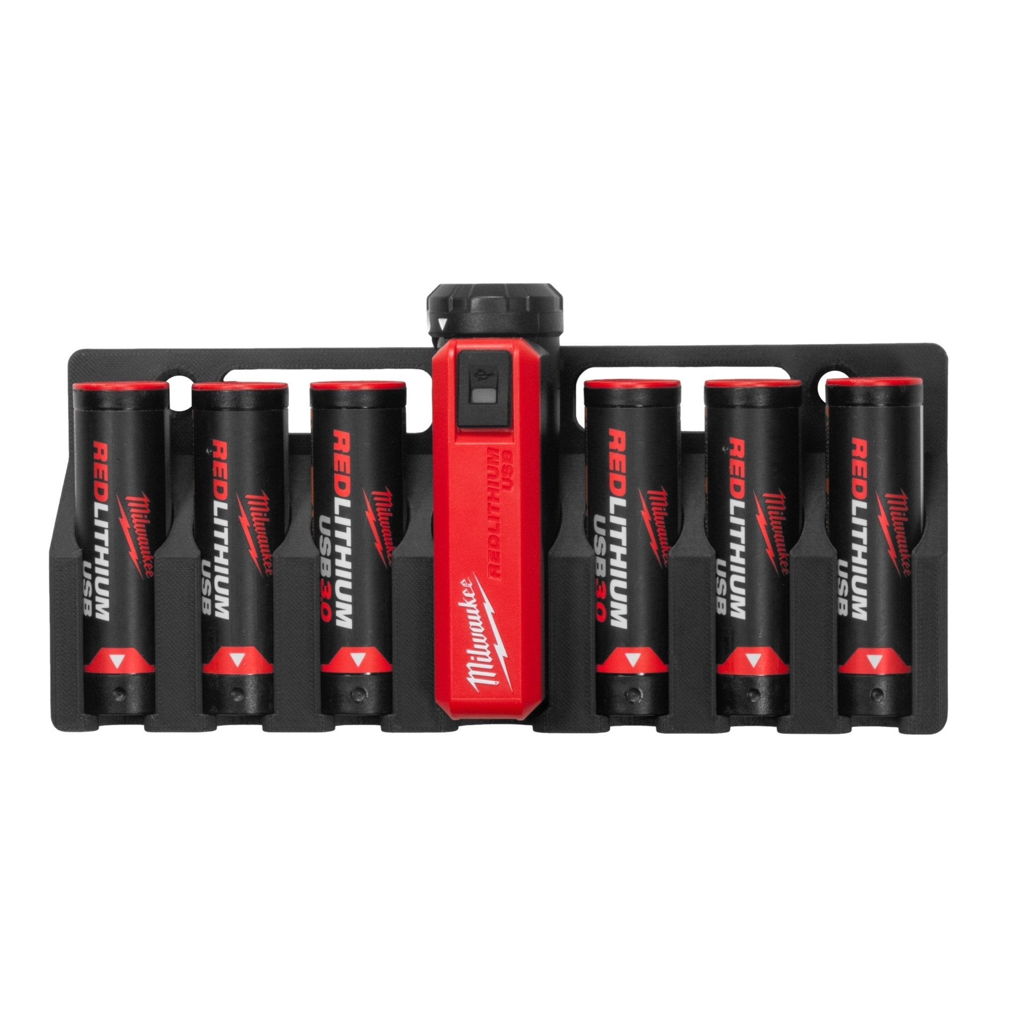 Neat Tools Red Lithium Battery Mounts for Milwaukee Tools