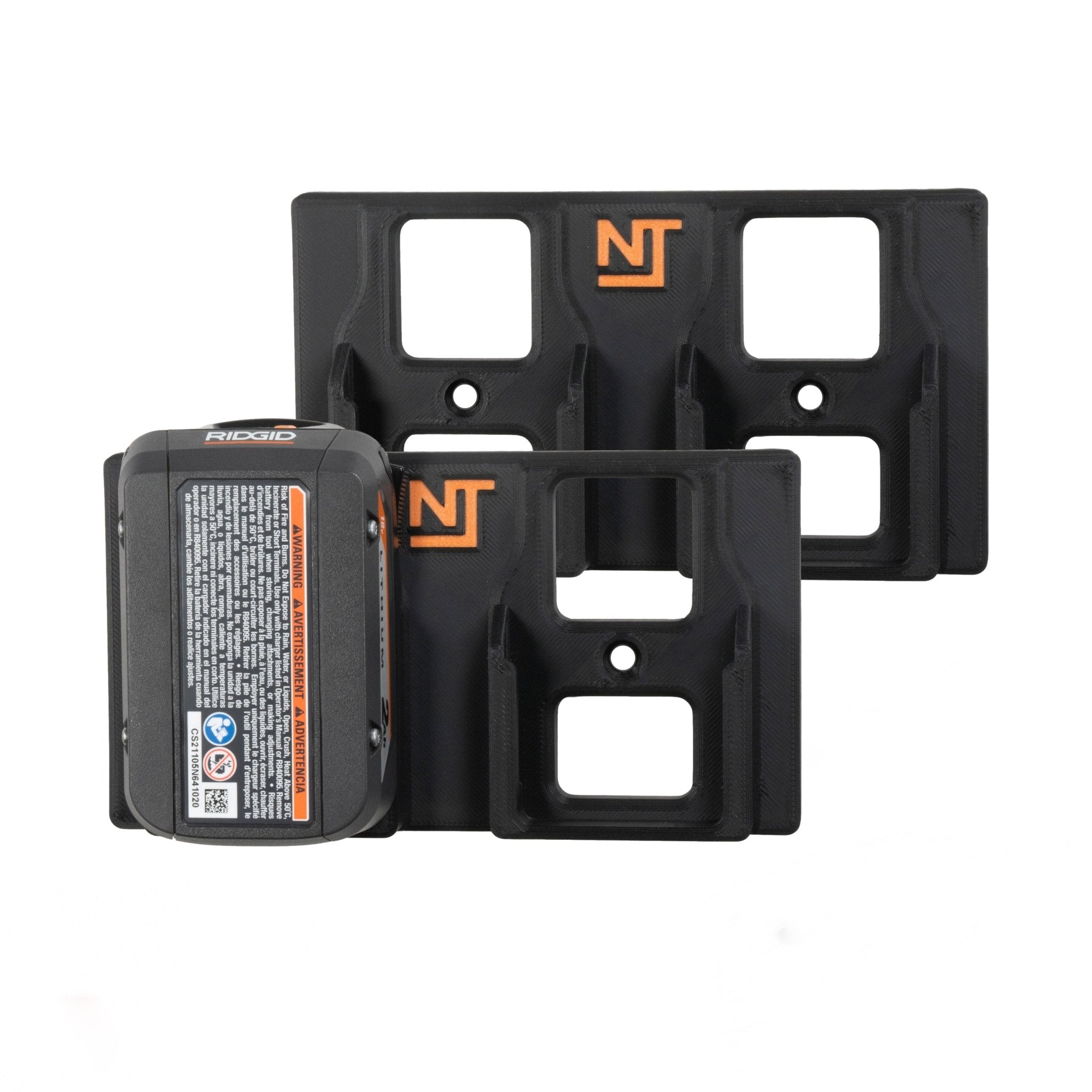 Battery Mounts for Ridgid 18V Tools Dual (2 - Pack) - Neat Tools