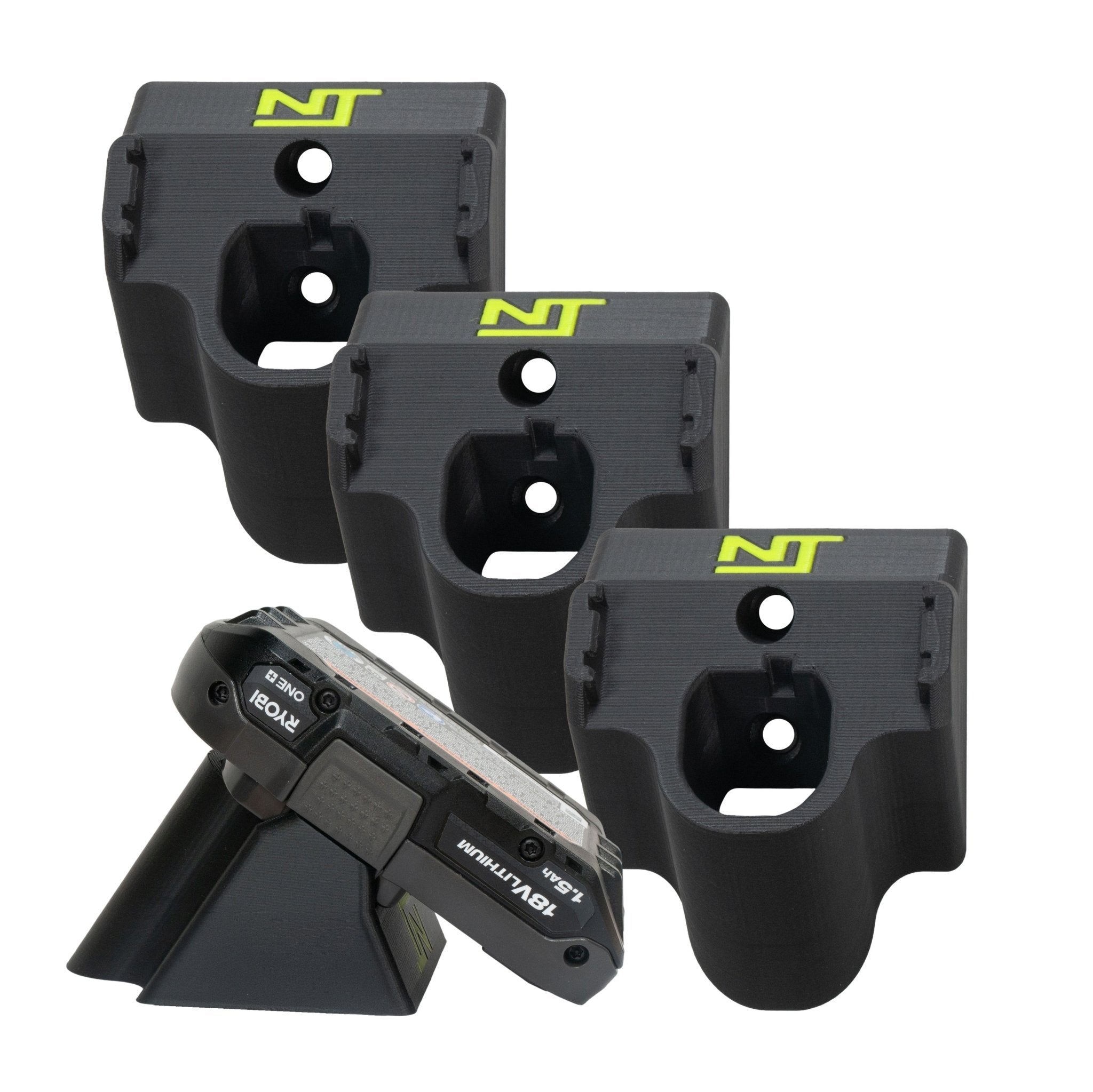Battery Mounts for Ryobi 18V Tools (4 - Pack) - Neat Tools