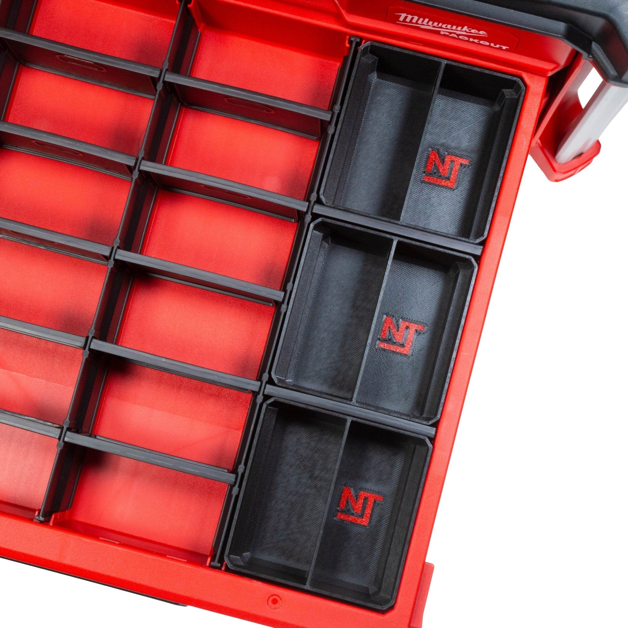 Divider Bins Medium for Milwaukee PACKOUT 4 - Drawer (3 - Pack) - Neat Tools