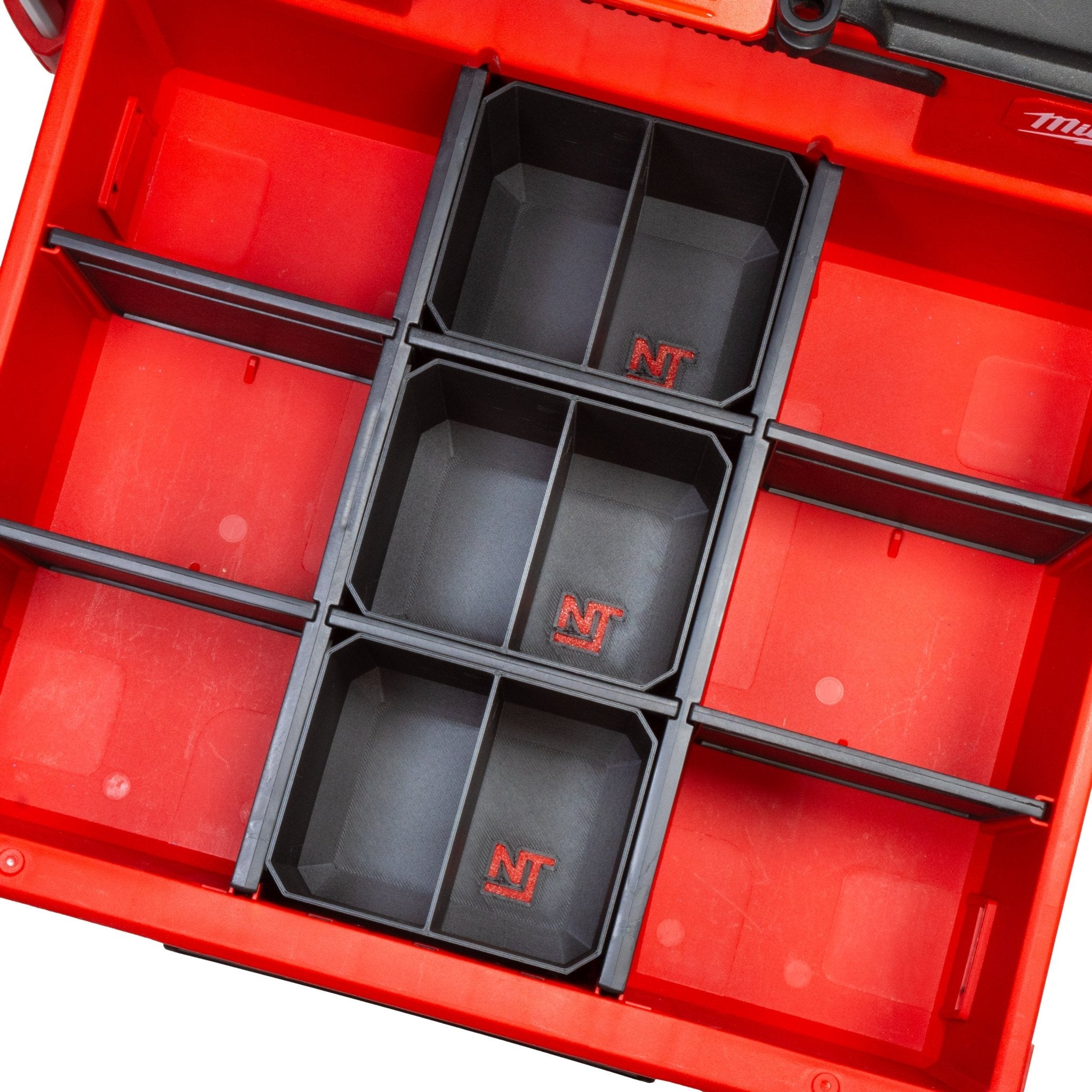 Divider Bins Small for Milwaukee PACKOUT 2 - Drawer (3 - Pack) - Neat Tools