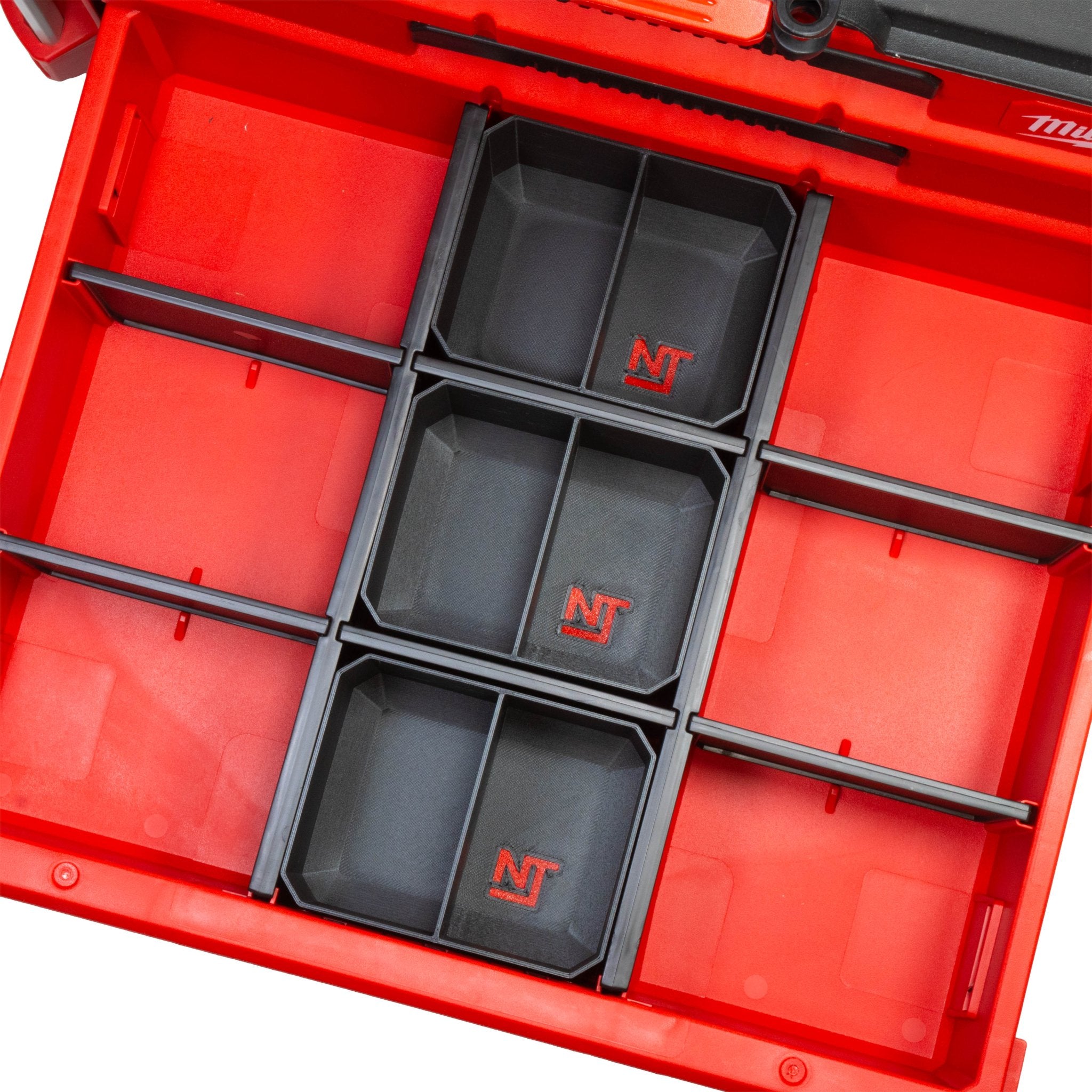 Divider Bins Small for Milwaukee PACKOUT 3 - Drawer (3 - Pack) - Neat Tools