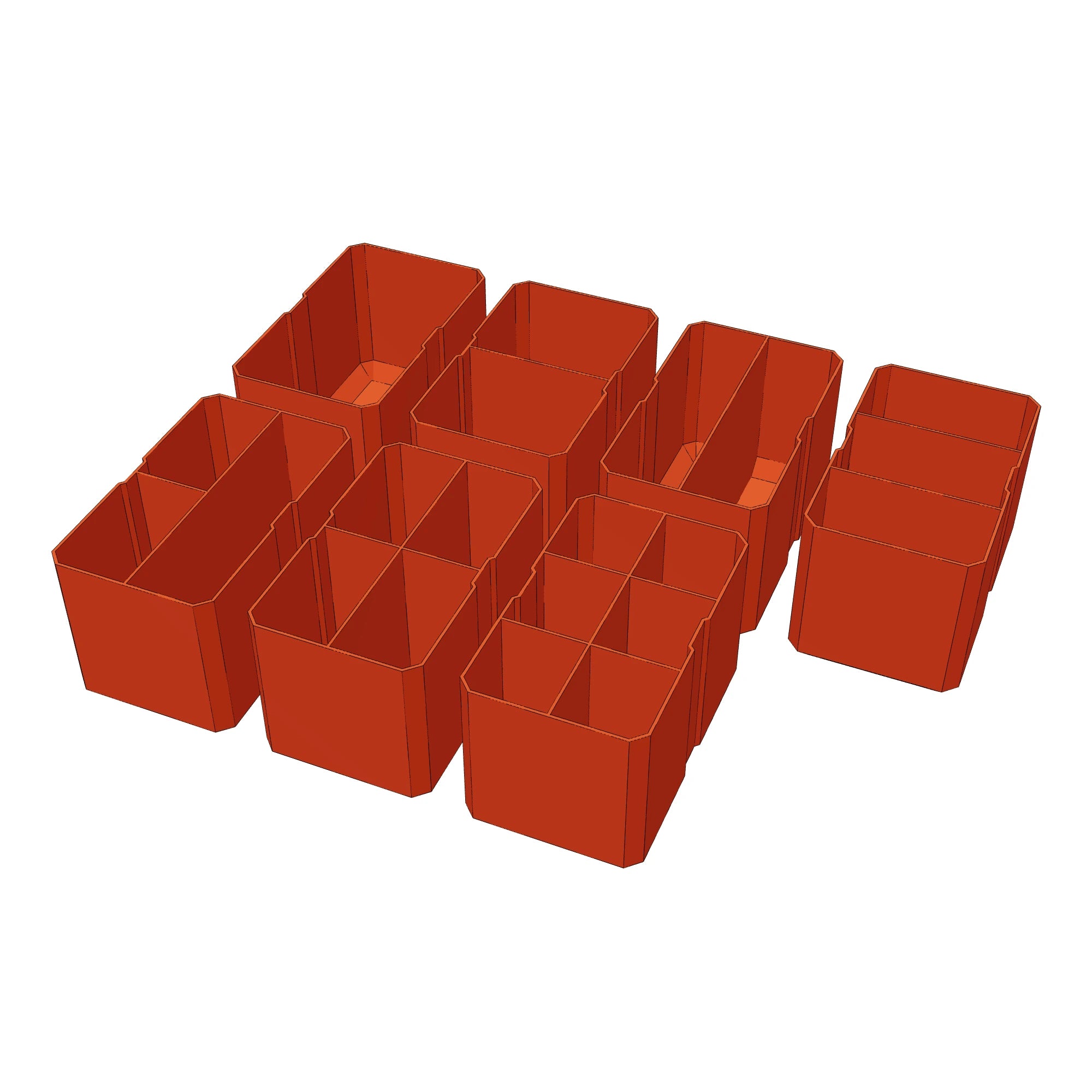 3D print preview Divider Bin Large for PACKOUT 2-Drawer