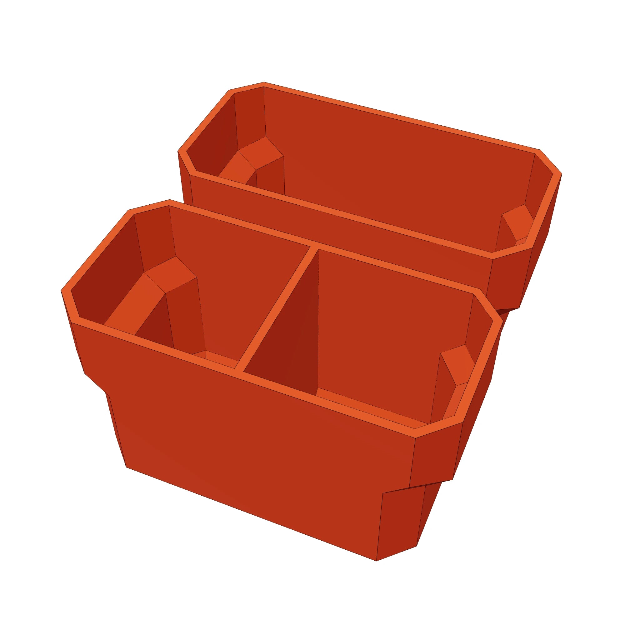 3D print preview Divider Bins Small for PACKOUT 4-Drawer