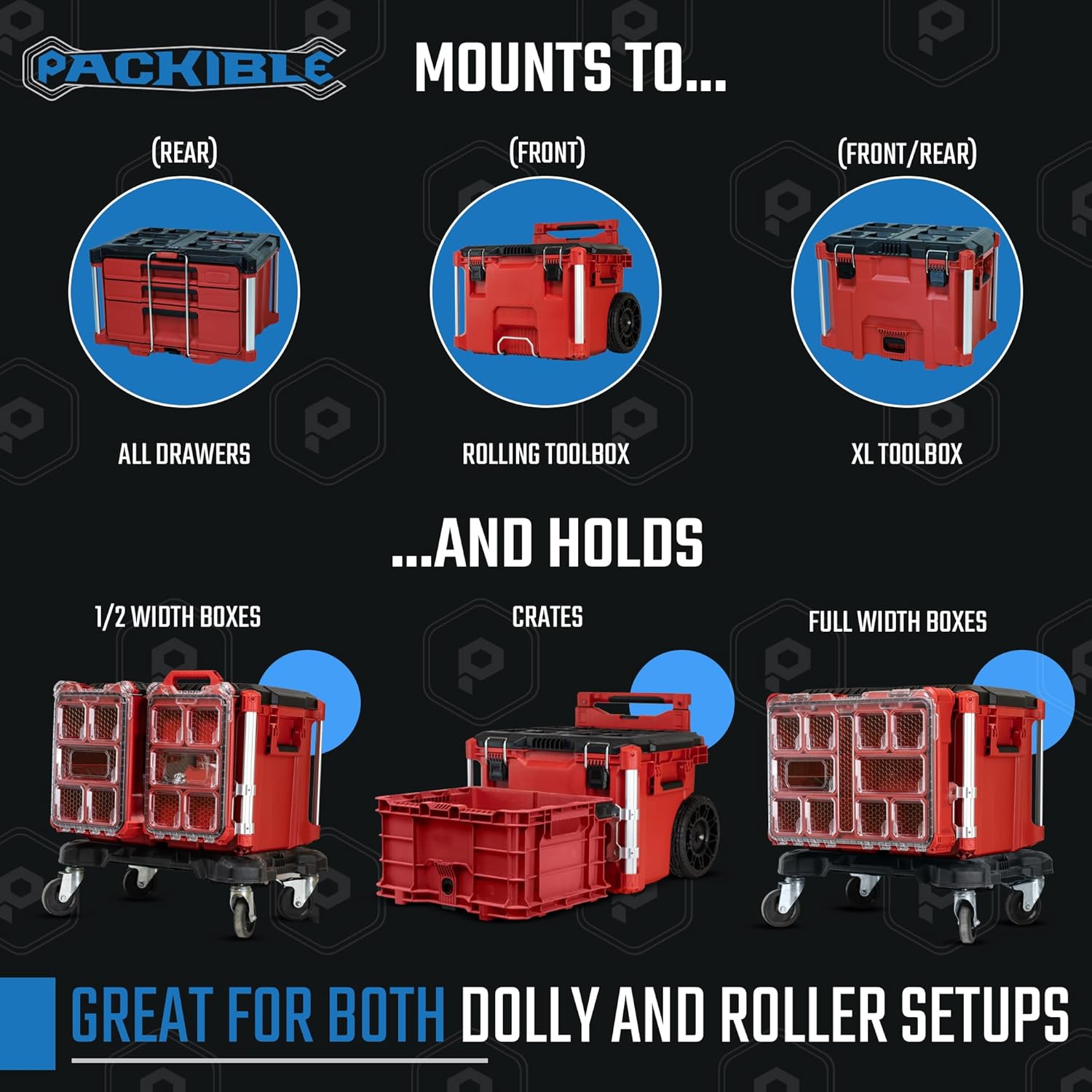 Joey - Packout Front/Back Mount Bracket Kit