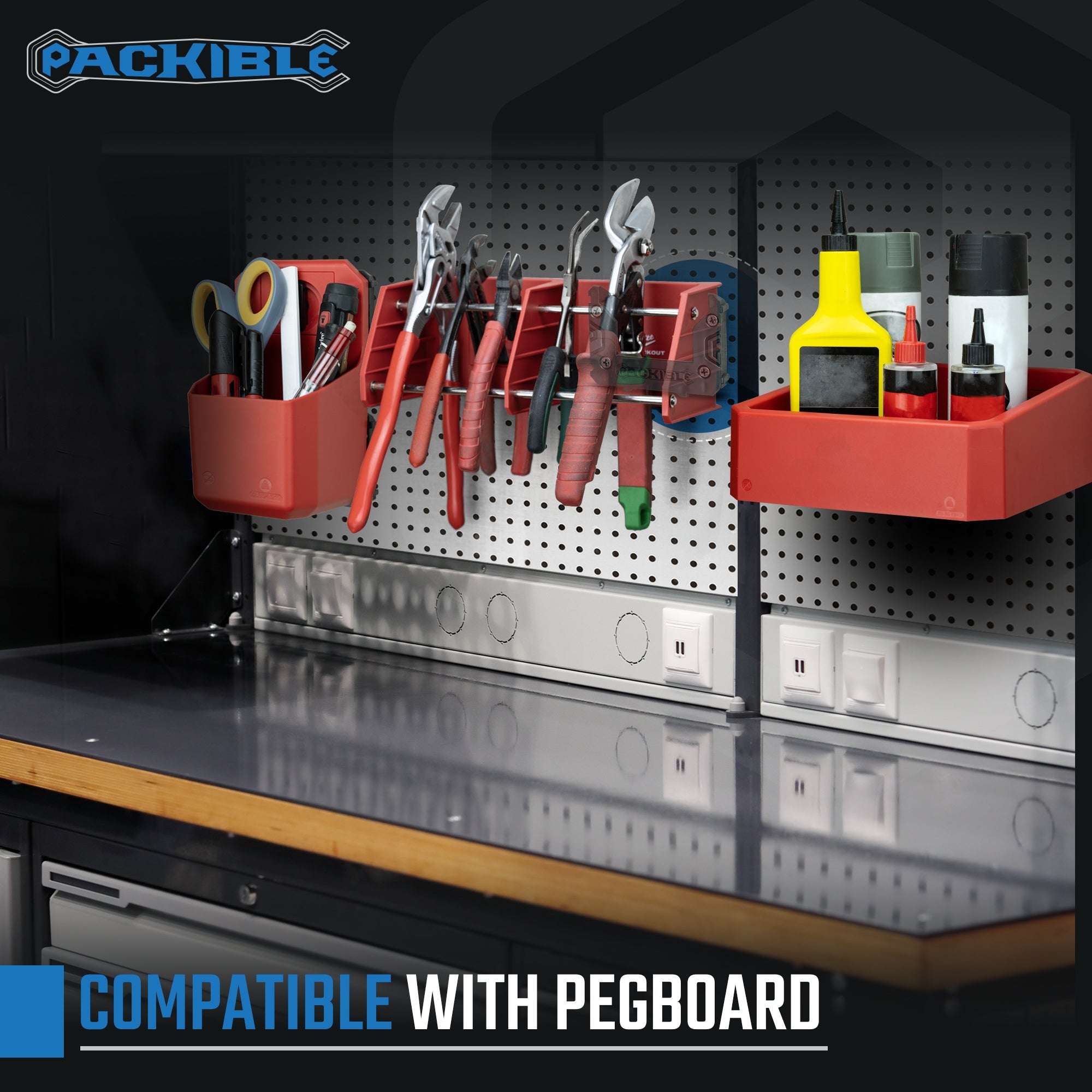 Manta Mounts - Mounting Cleats compatible with Milwaukee Packout® locking packout accessories