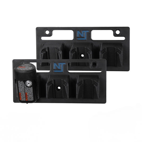 12V Triple Battery Mounts for Bosch Tools (2-Pack)