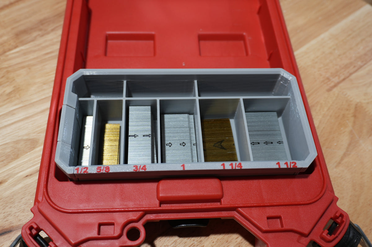 23ga Pin Nail Caddy for Milwaukee PACKOUT Low-Profile Organizer