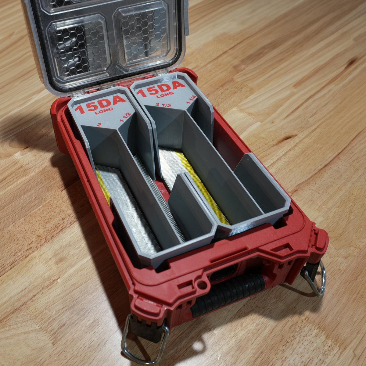 15ga DA Long Stick Nail Caddies for Milwaukee PACKOUT Organizer