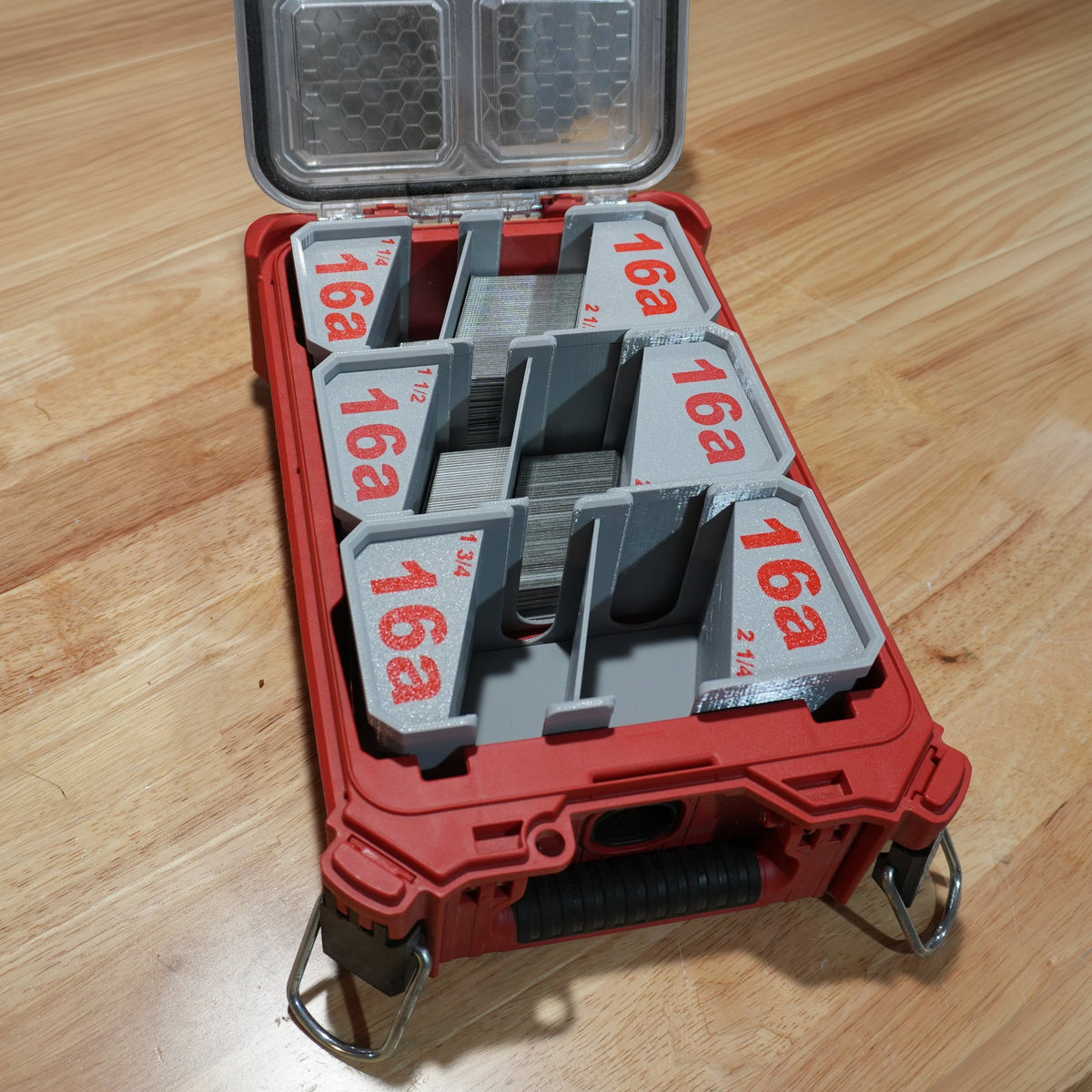 16ga Angled Finish Nail Caddies for Milwaukee PACKOUT Organizer