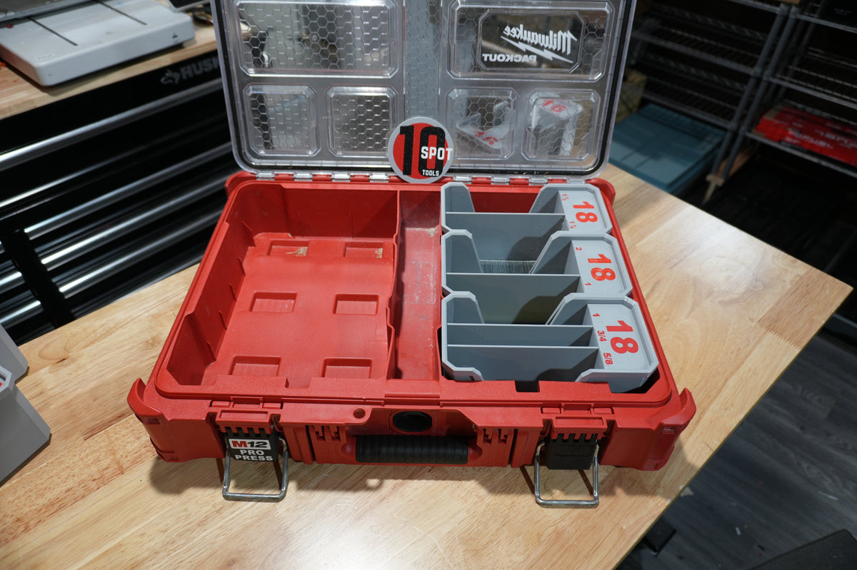 18ga Brad Nail Caddies for Milwaukee PACKOUT Organizer