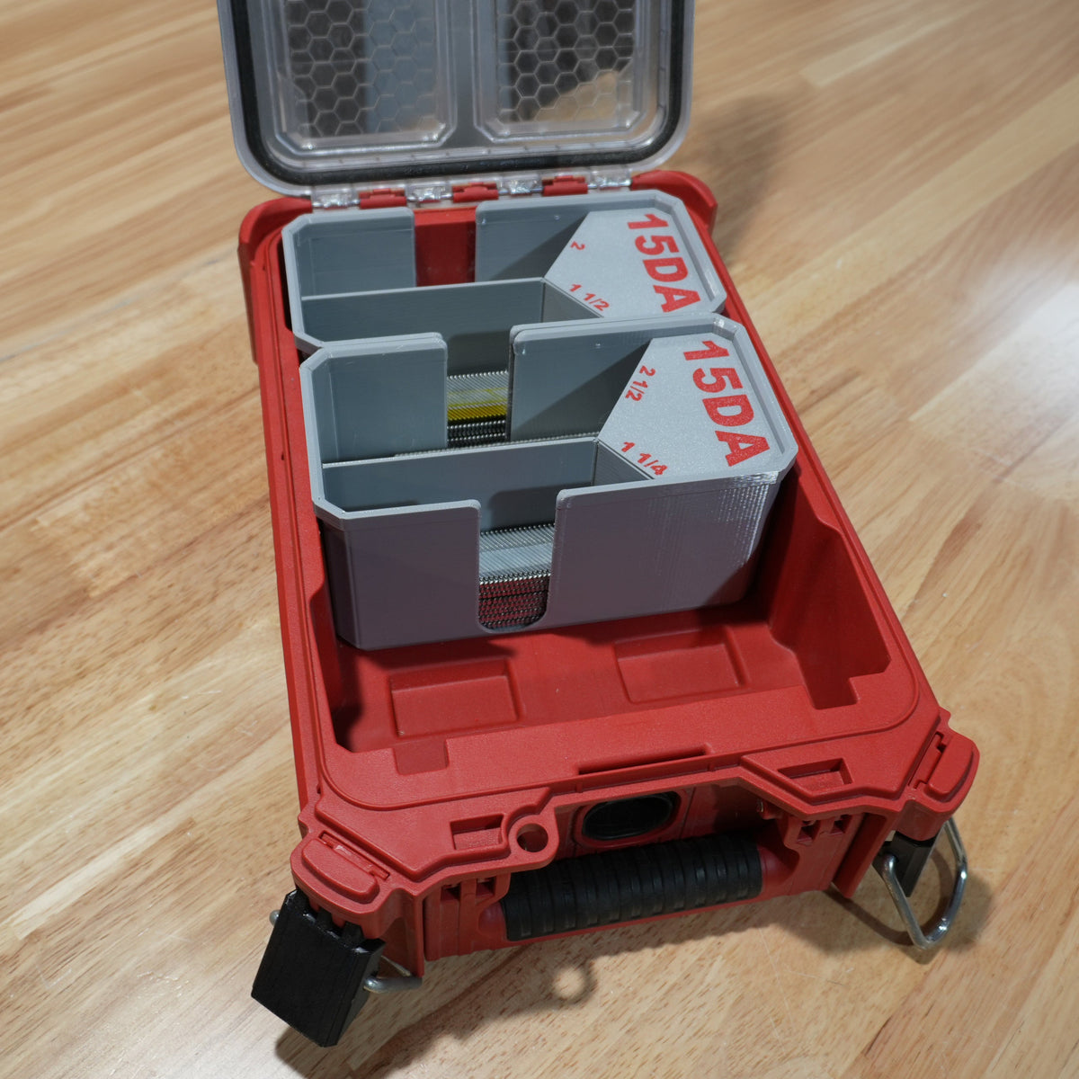 15ga DA Finish Nail Caddies for Milwaukee PACKOUT Organizer