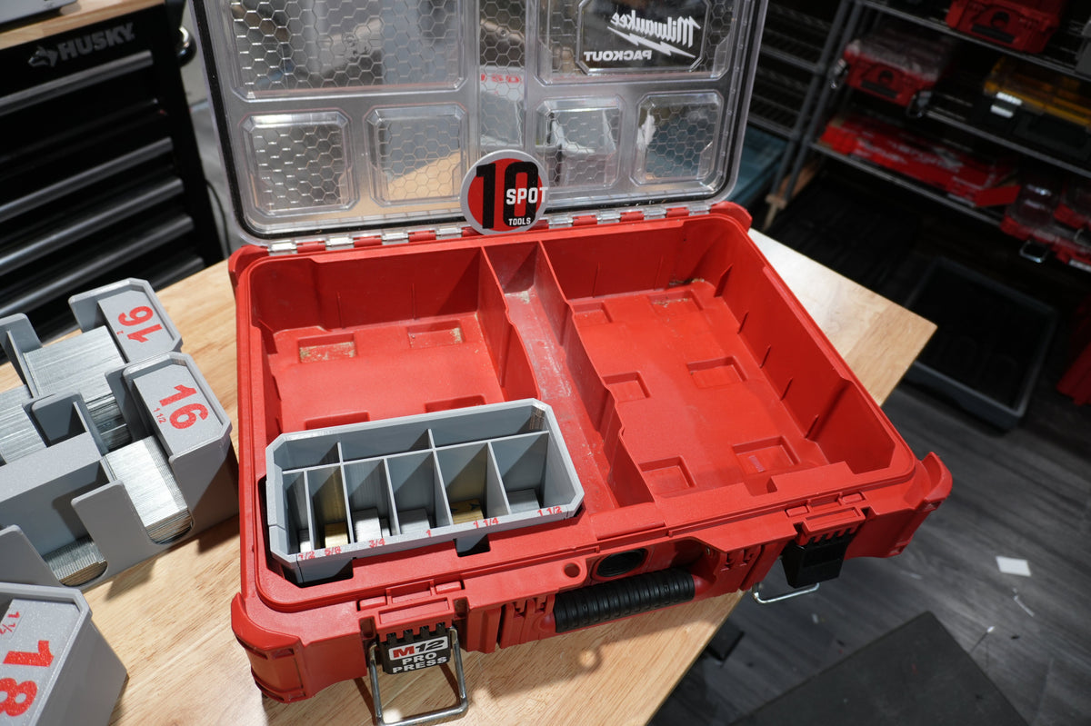 23ga Pin Nail Caddy for Milwaukee PACKOUT Organizer