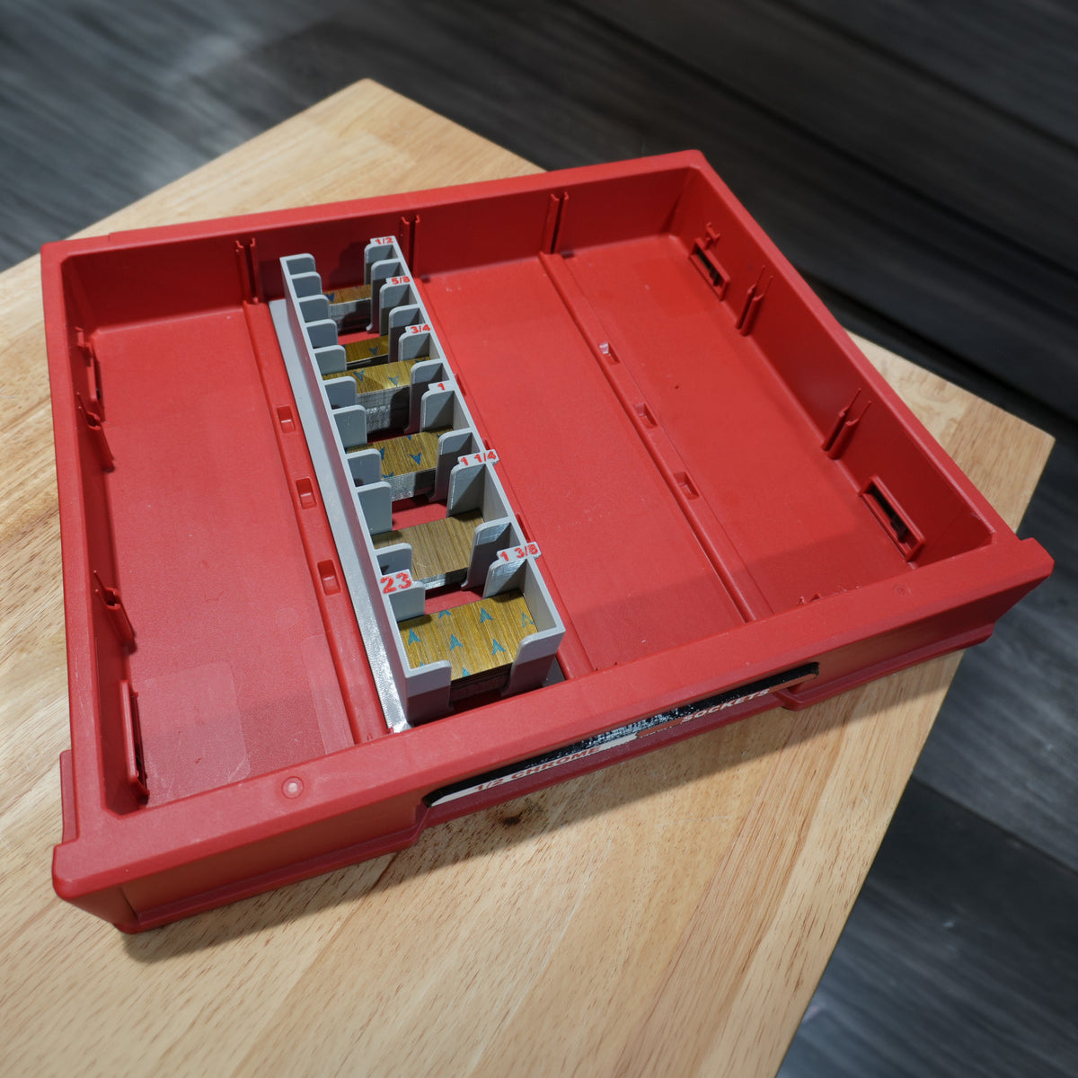 23ga Pin Nail Caddy for Milwaukee PACKOUT Slim Drawers