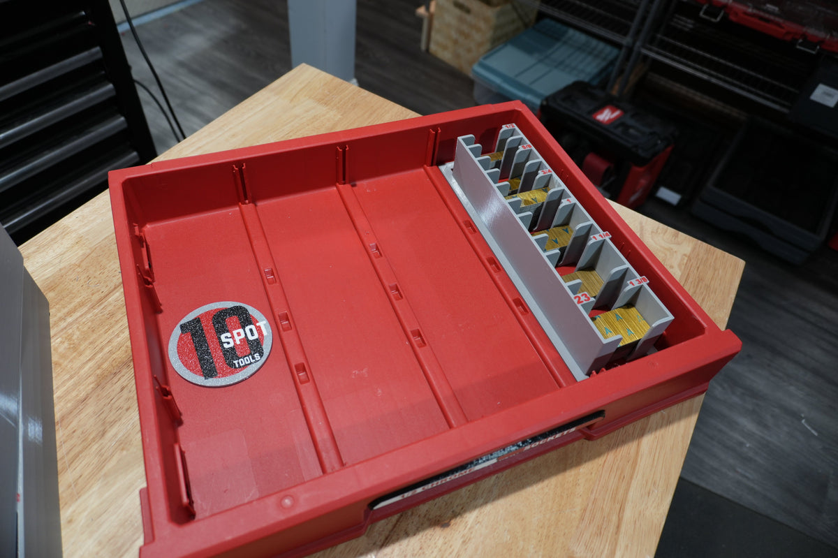 23ga Pin Nail Caddy for Milwaukee PACKOUT Slim Drawers
