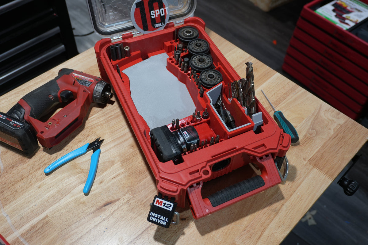 M12 Installation Driver Insert for Milwaukee PACKOUT Organizer
