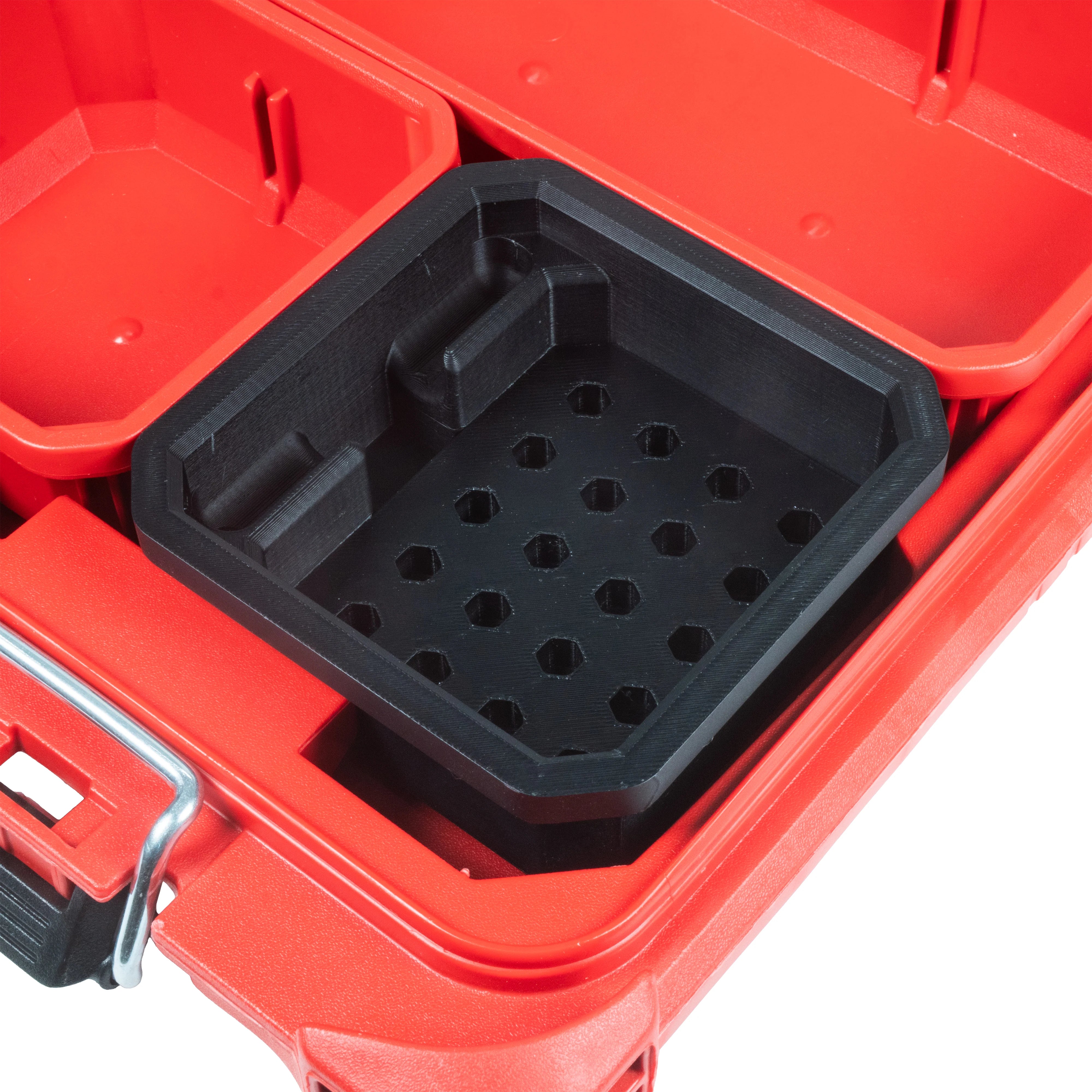 Magnetic Bit Bins for Milwaukee Low-Profile PACKOUT Organizer