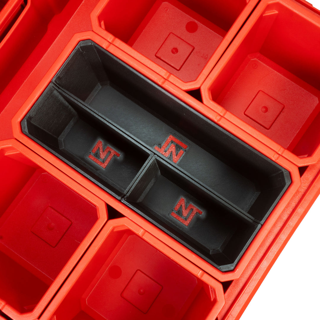 Neat Tools  Divider Bins 3-Slot Long for Milwaukee PACKOUT 2-Drawer & 3- Drawer Multi-Depth (3-Pack)