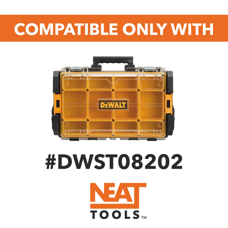 Stacking Divider Bins Large for Dewalt TOUGHSYSTEM 1.0 Organizer