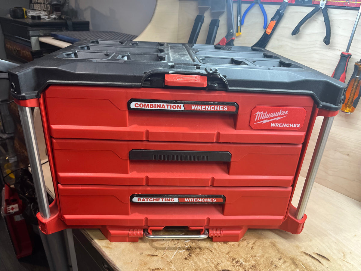 Combination Wrench Inserts for Milwaukee PACKOUT Drawers