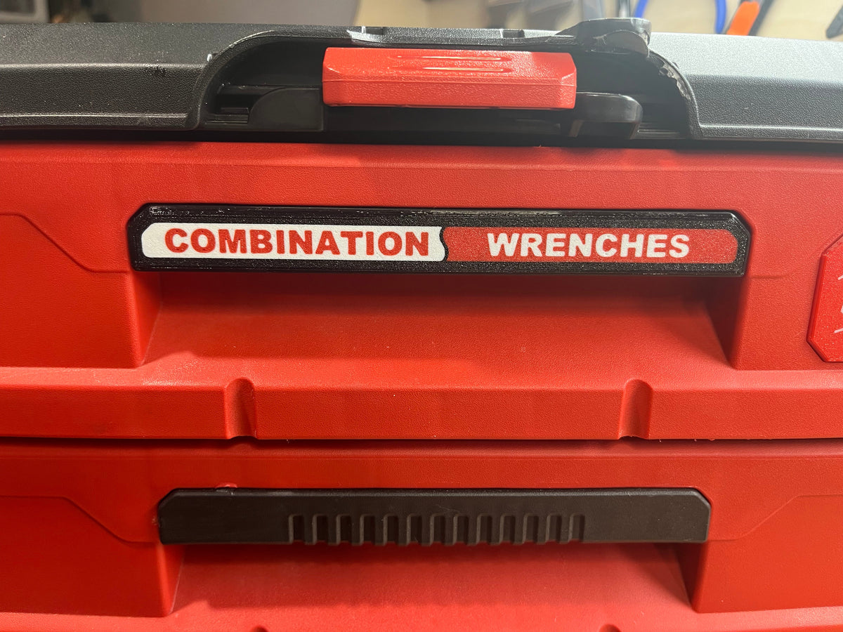 Combination Wrench Inserts for Milwaukee PACKOUT Drawers