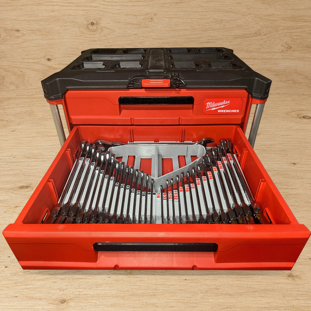 Flex Head Ratcheting Wrench Inserts for Milwaukee PACKOUT Drawers