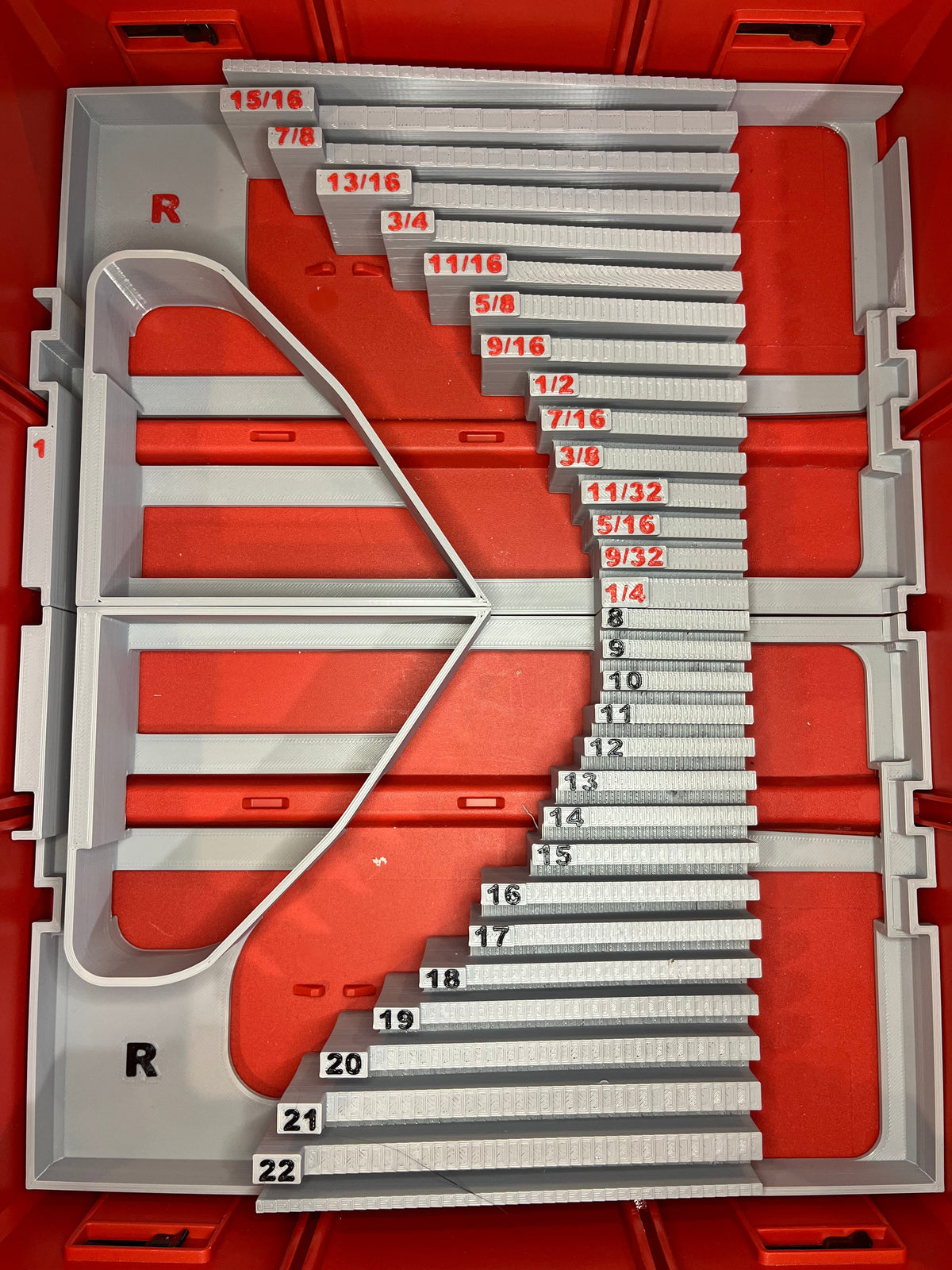 Ratcheting Combination Wrench Inserts for Milwaukee PACKOUT Drawers