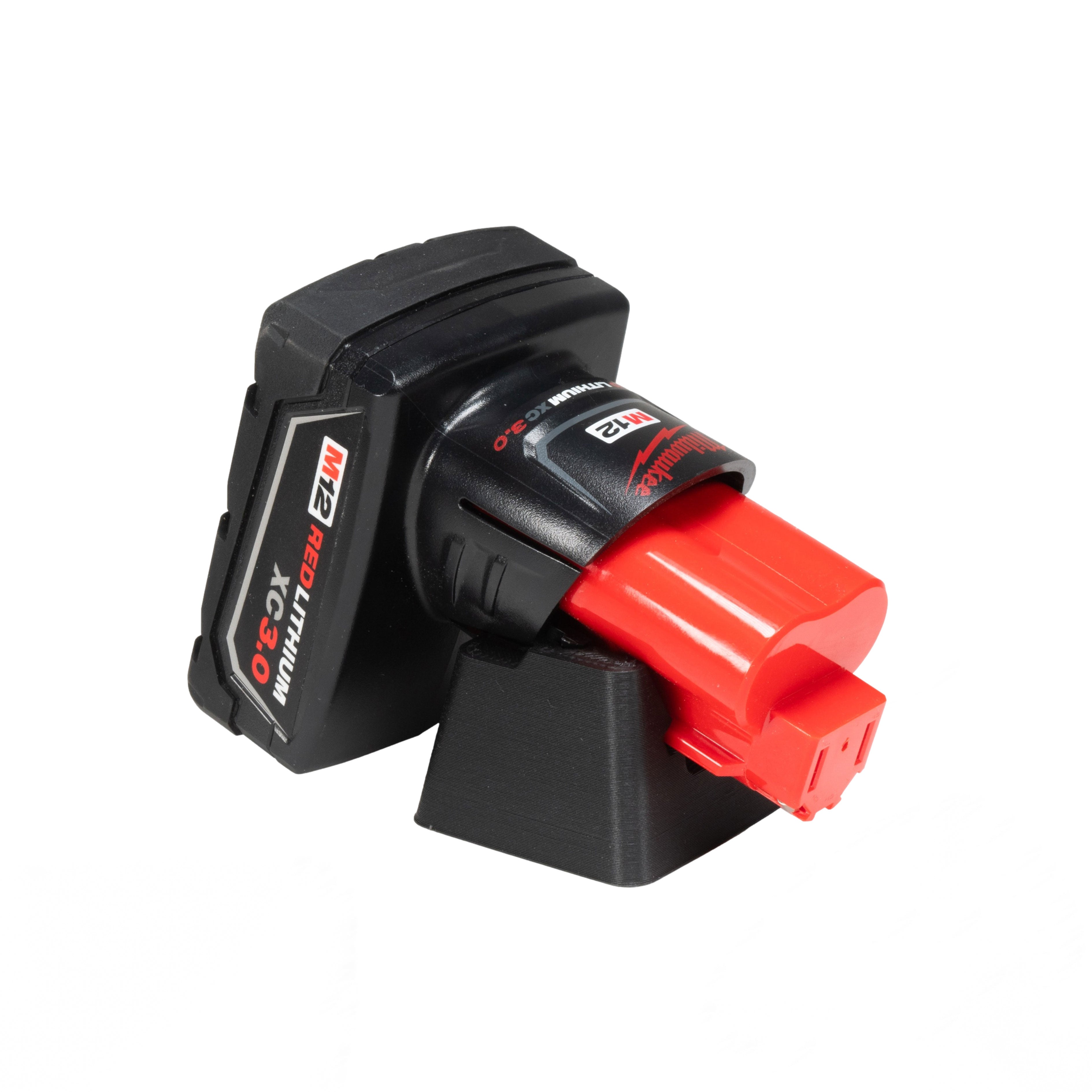 Battery Mounts for Milwaukee M12 Tools (6-Pack)