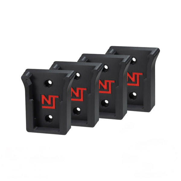 Battery Mounts for Milwaukee M18 Tools (4-Pack)
