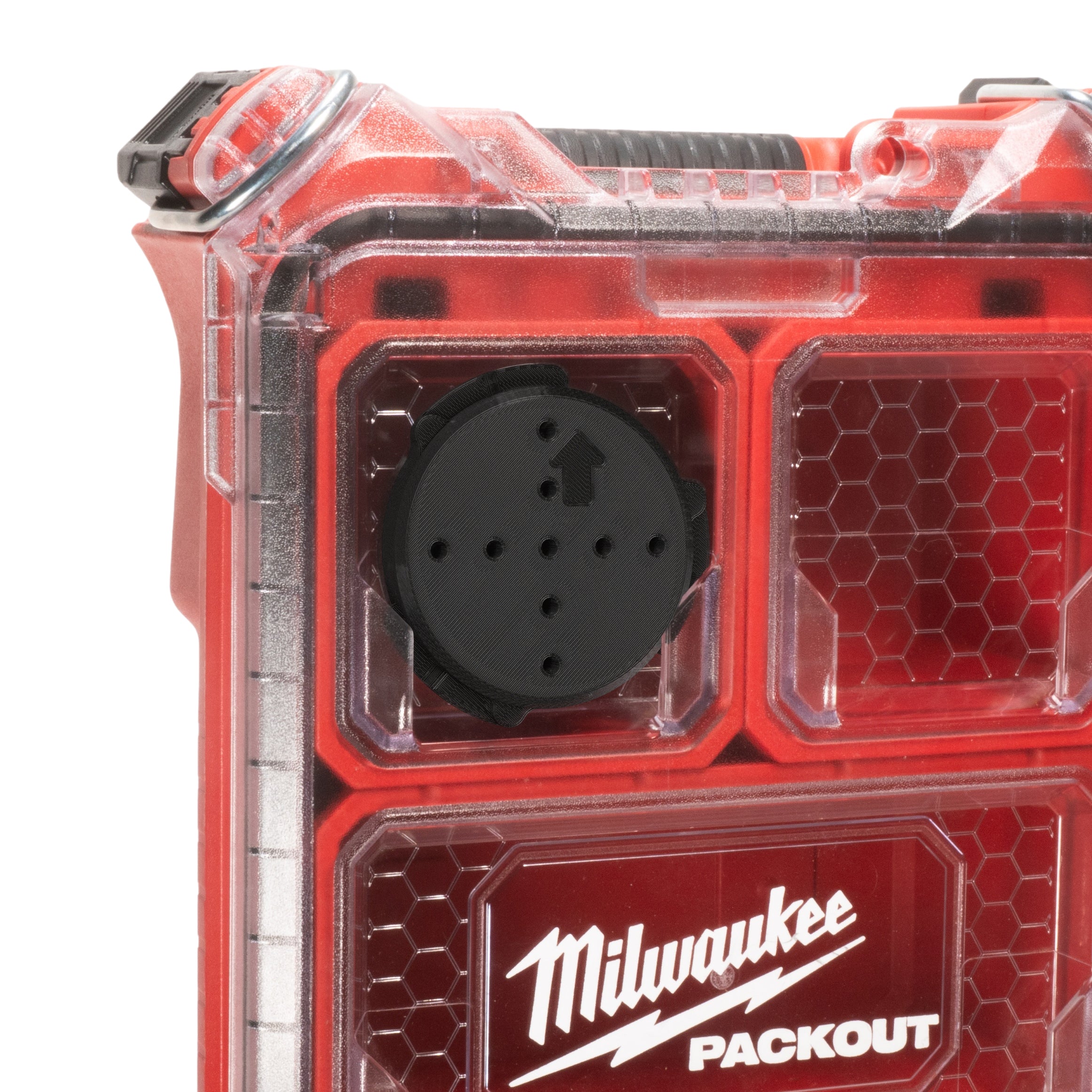 Twist-Lock Packout Mounting Adapters (4-Pack) – External Battery Mount Attachment Bases for Milwaukee PACKOUT System