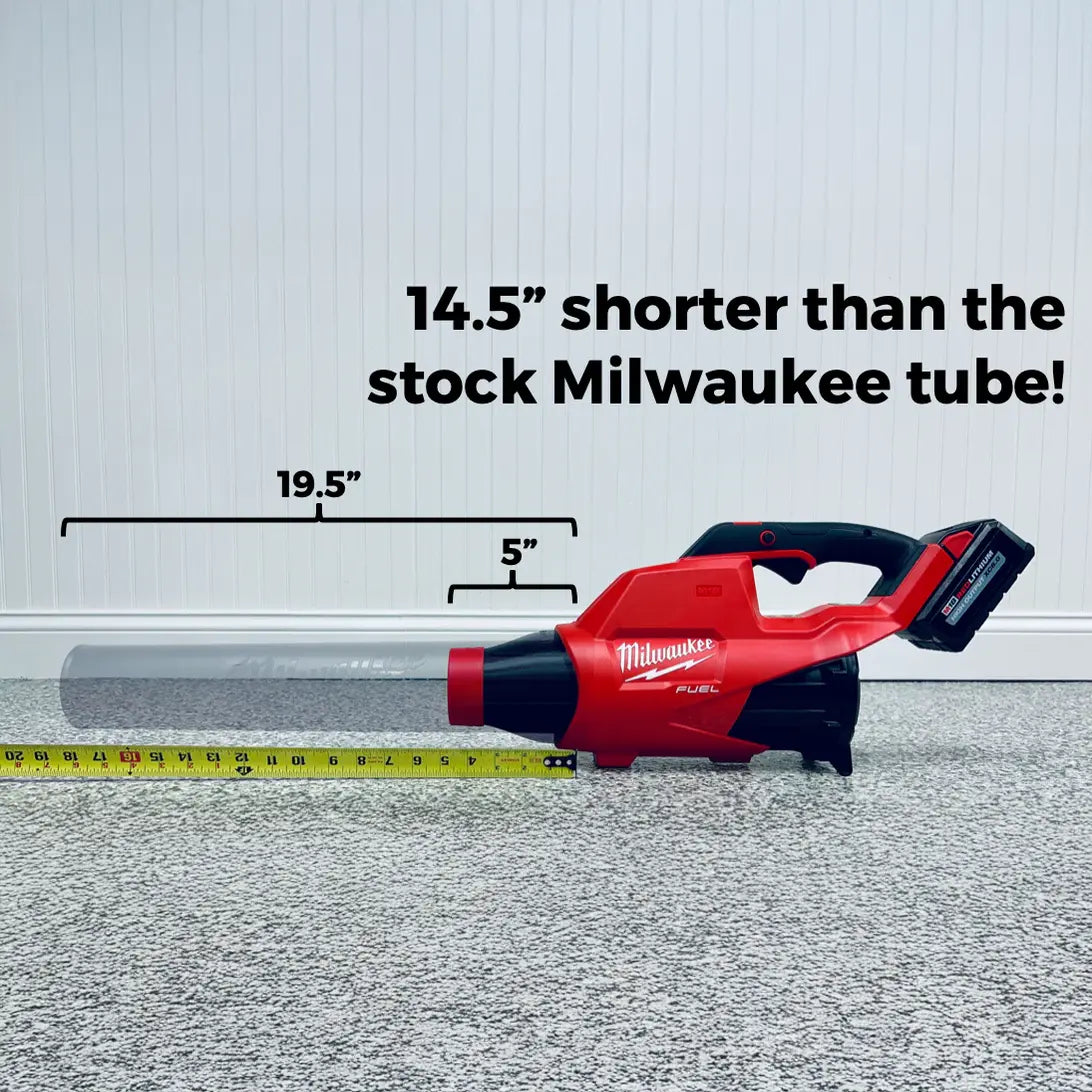 STUBBY® Car Drying Nozzle for Milwaukee M18 FUEL Gen I & II Single Battery Leaf Blowers (2724-20 & 2728-20)