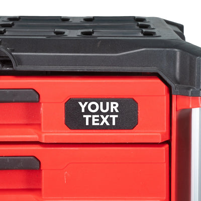 Slim Drawer Badge Label