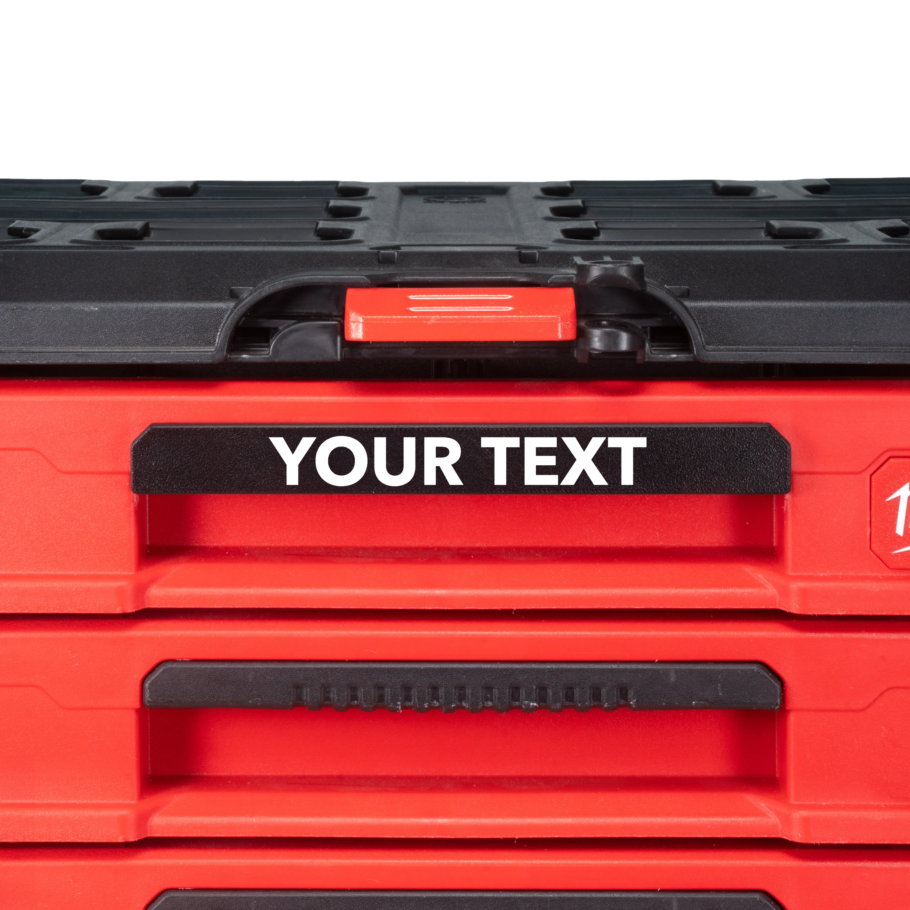 Custom Label for Milwaukee Packout Drawer Handle Slim