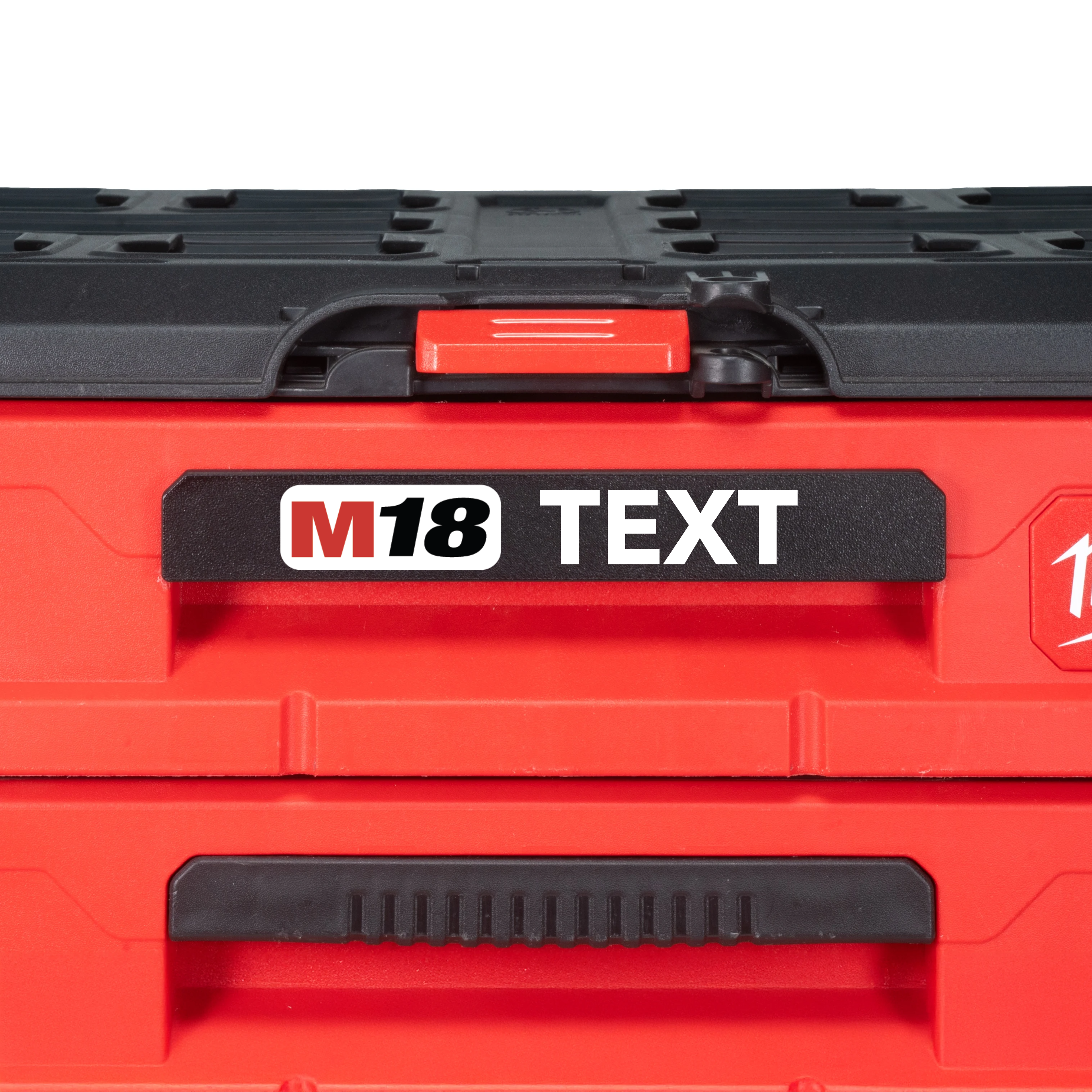 Custom Label for Milwaukee Packout Drawer Handle