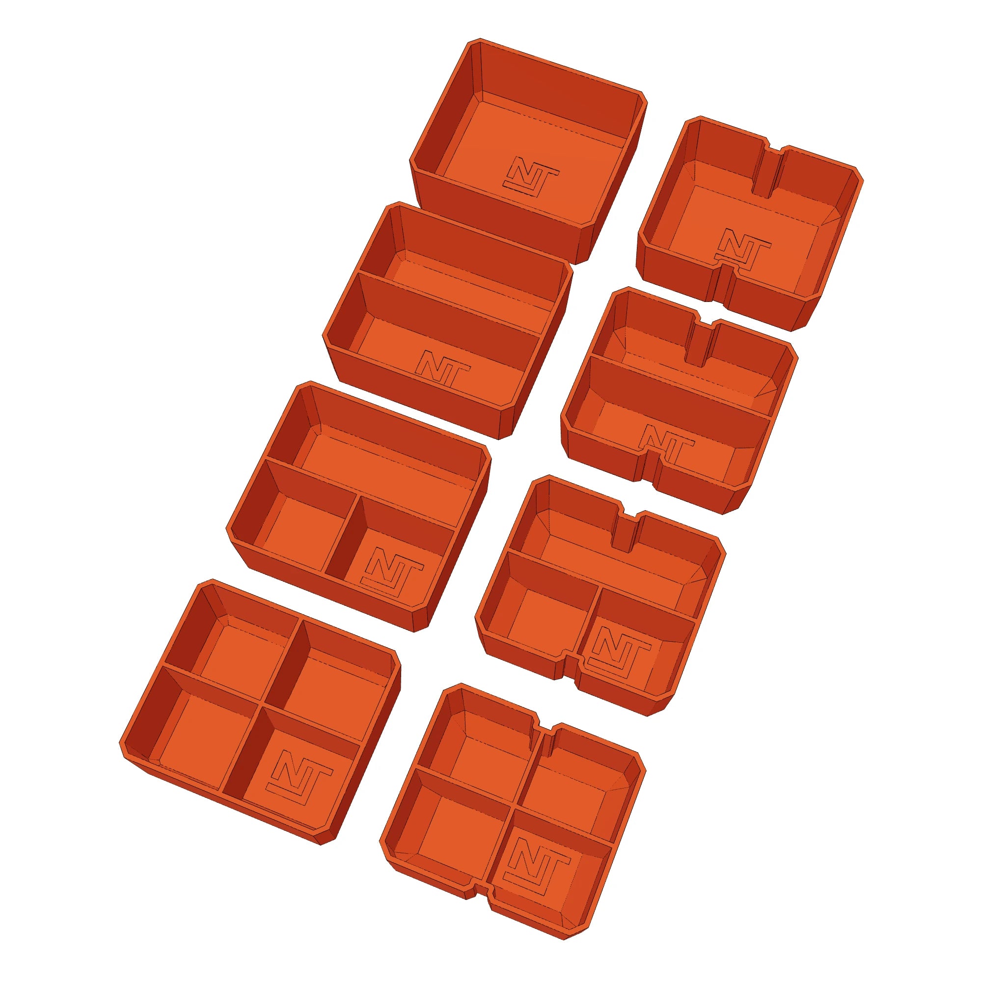 3D print preview Stacking Divider Bins Small for TOUGHSYSTEM 2.0