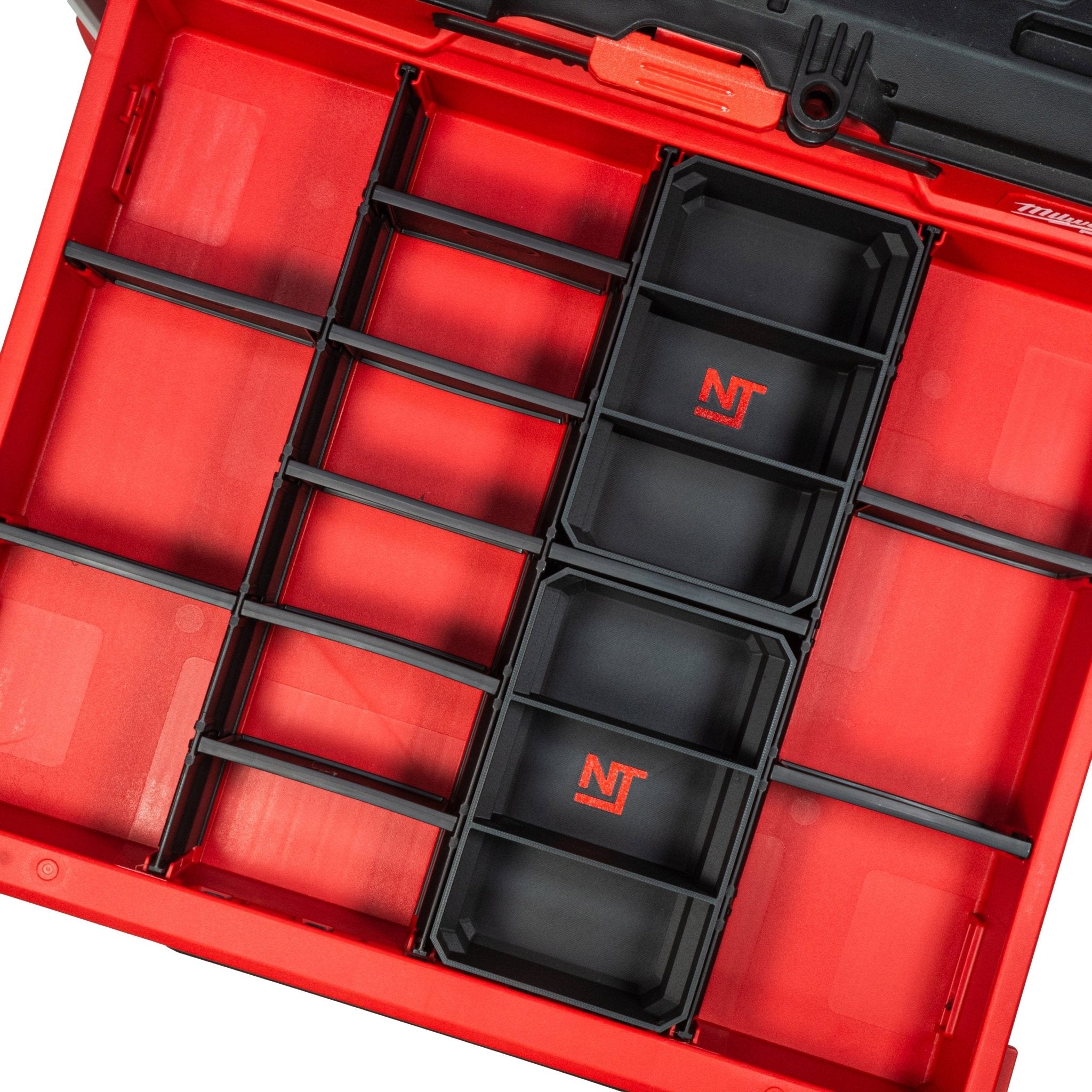 Divider Bins Large for Milwaukee PACKOUT 4 - Drawer (2 - Pack) - Neat Tools