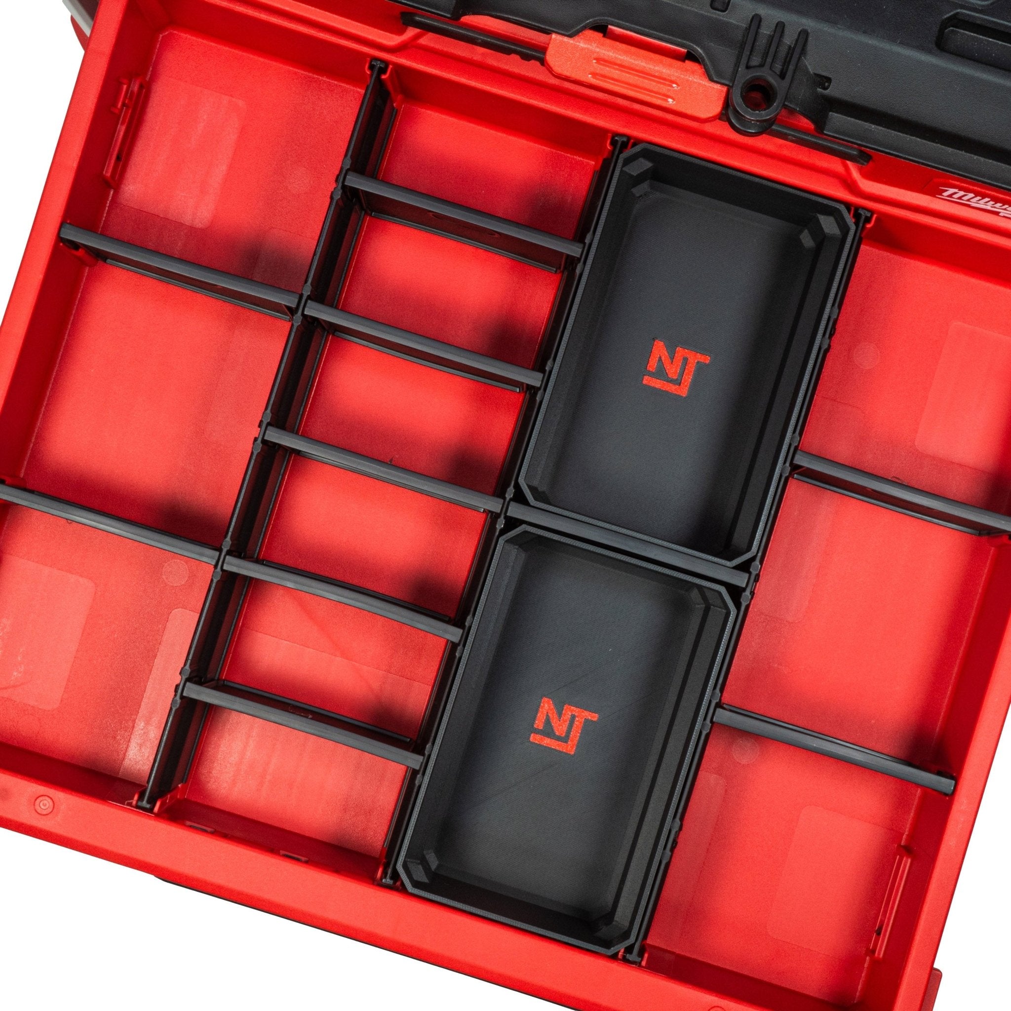 Divider Bins Large for Milwaukee PACKOUT 4 - Drawer (2 - Pack) - Neat Tools