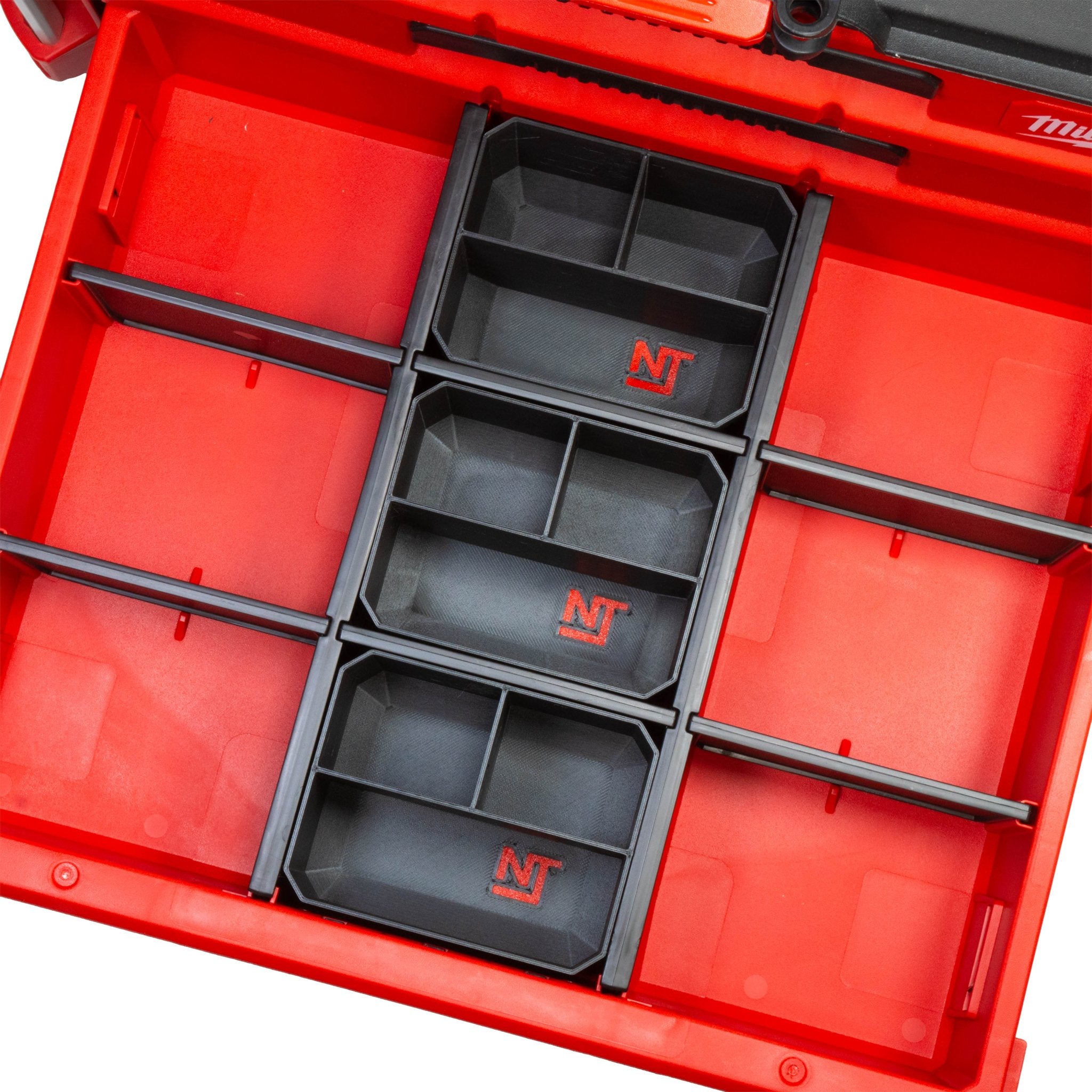 Divider Bins Small for Milwaukee PACKOUT 3 - Drawer (3 - Pack) - Neat Tools