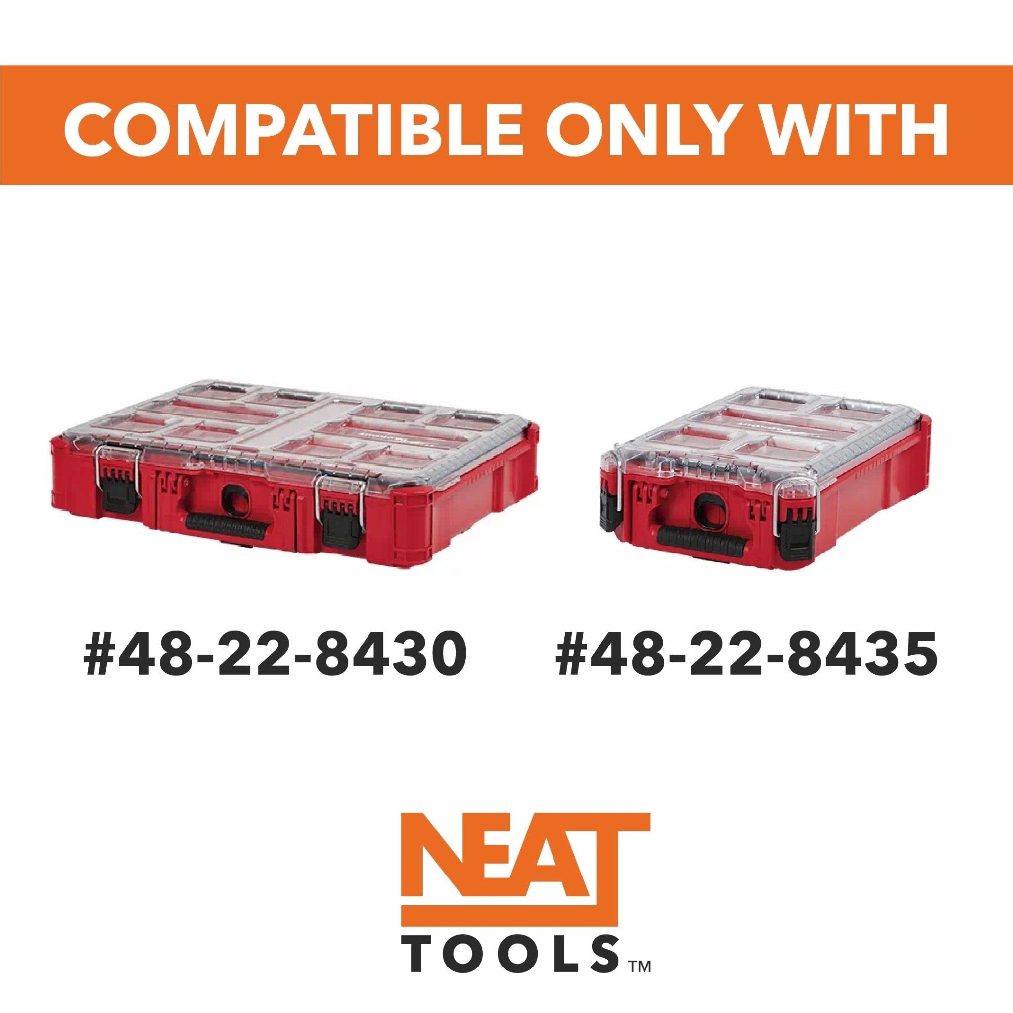 Divider Bins Small for Milwaukee PACKOUT Organizer - Neat Tools