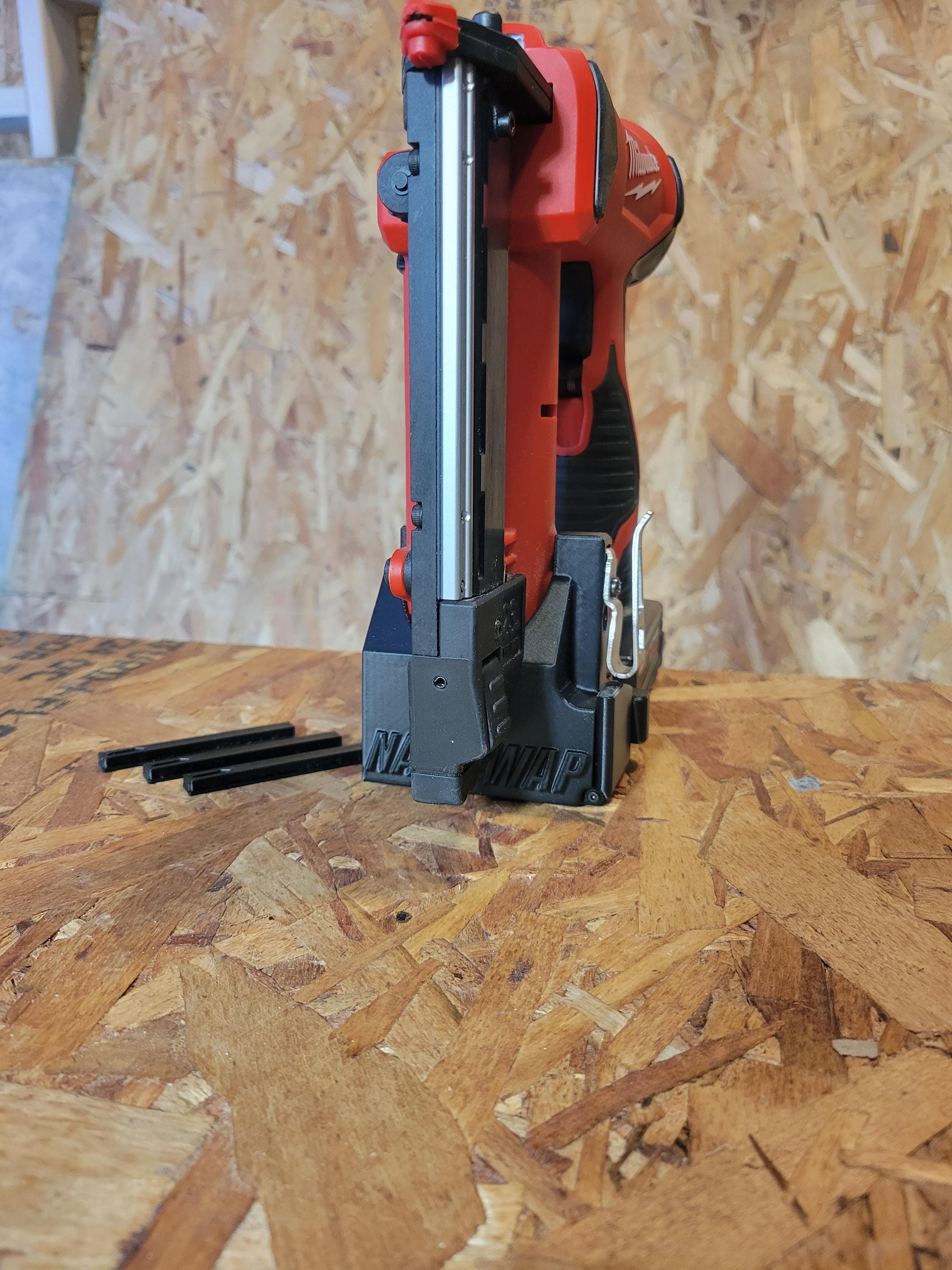 NAILSWAP Spare Nail Compartment for Milwaukee M12 23 Ga. Pin Nailer