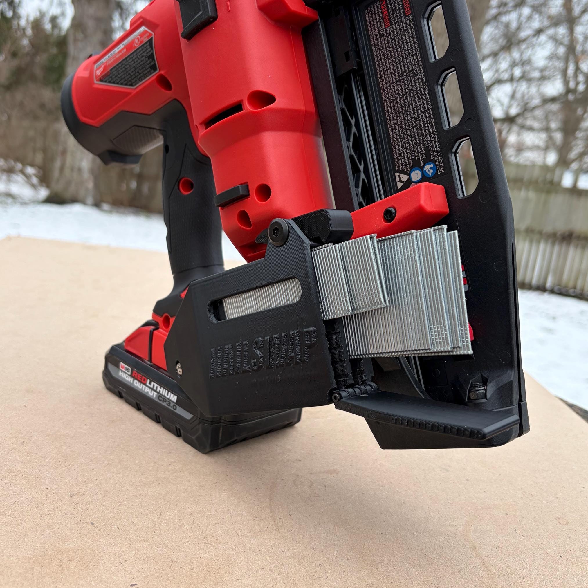 NAILSWAP Spare Nail Compartment for Milwaukee M18 16 Ga. Straight Finish Nailer