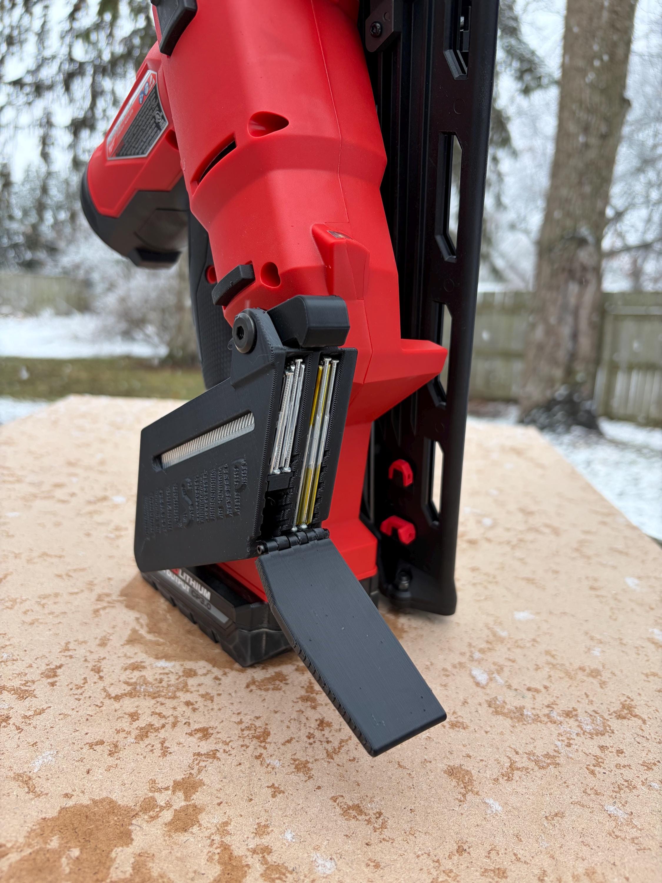NAILSWAP Spare Nail Compartment for Milwaukee M18 15 Ga. Angled Finish Nailer