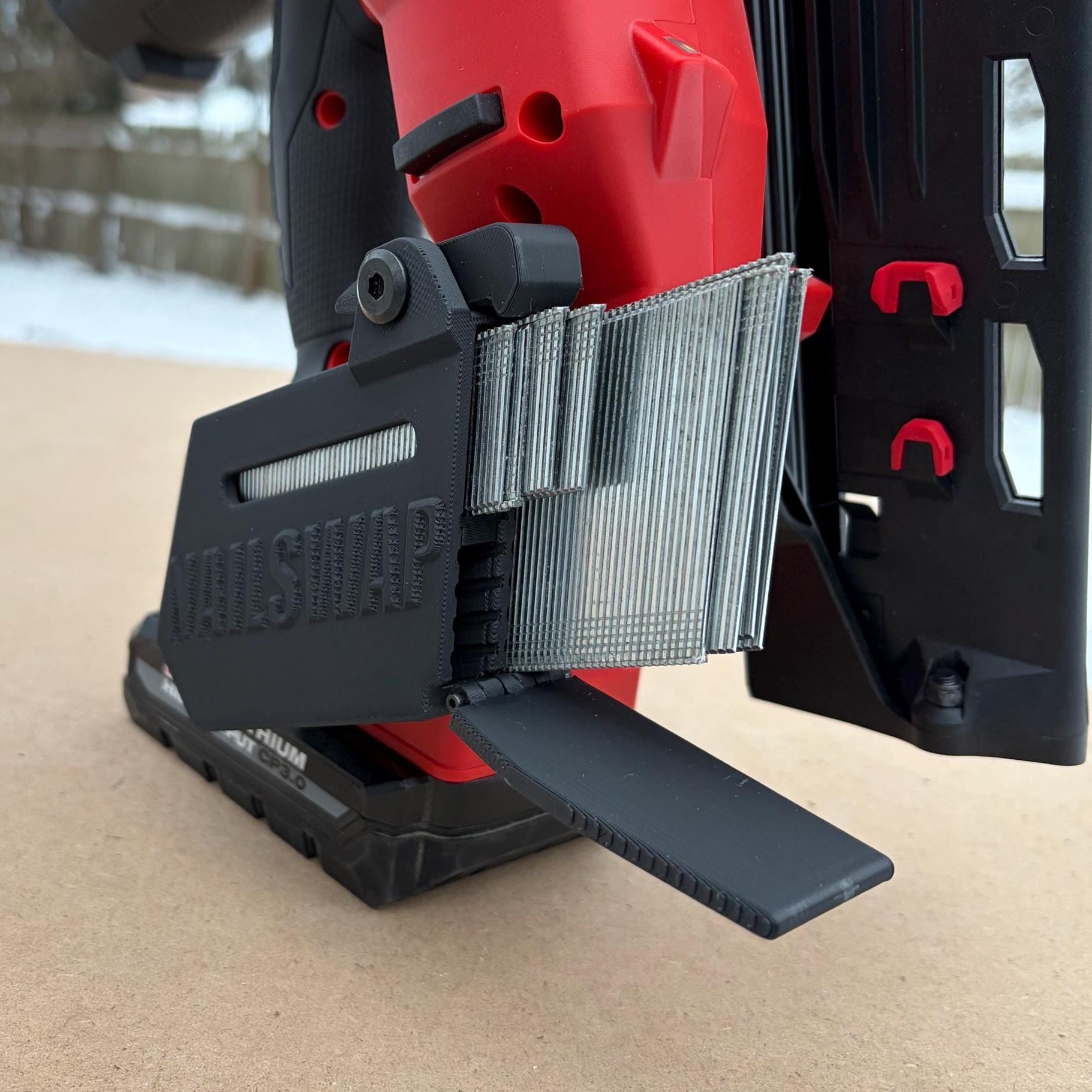 NAILSWAP Spare Nail Compartment for Milwaukee M18 16 Ga. Angled Finish Nailer